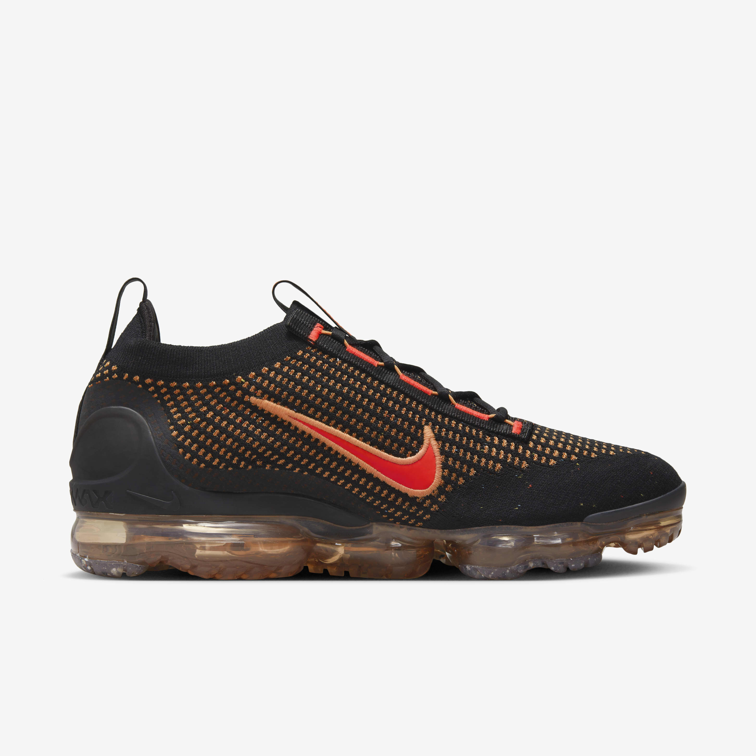Buy Nike VaporMax 2021 Flyknit Men s Shoes Black Orange Trance Anthracite Bright Crimson Nike Saudi Official