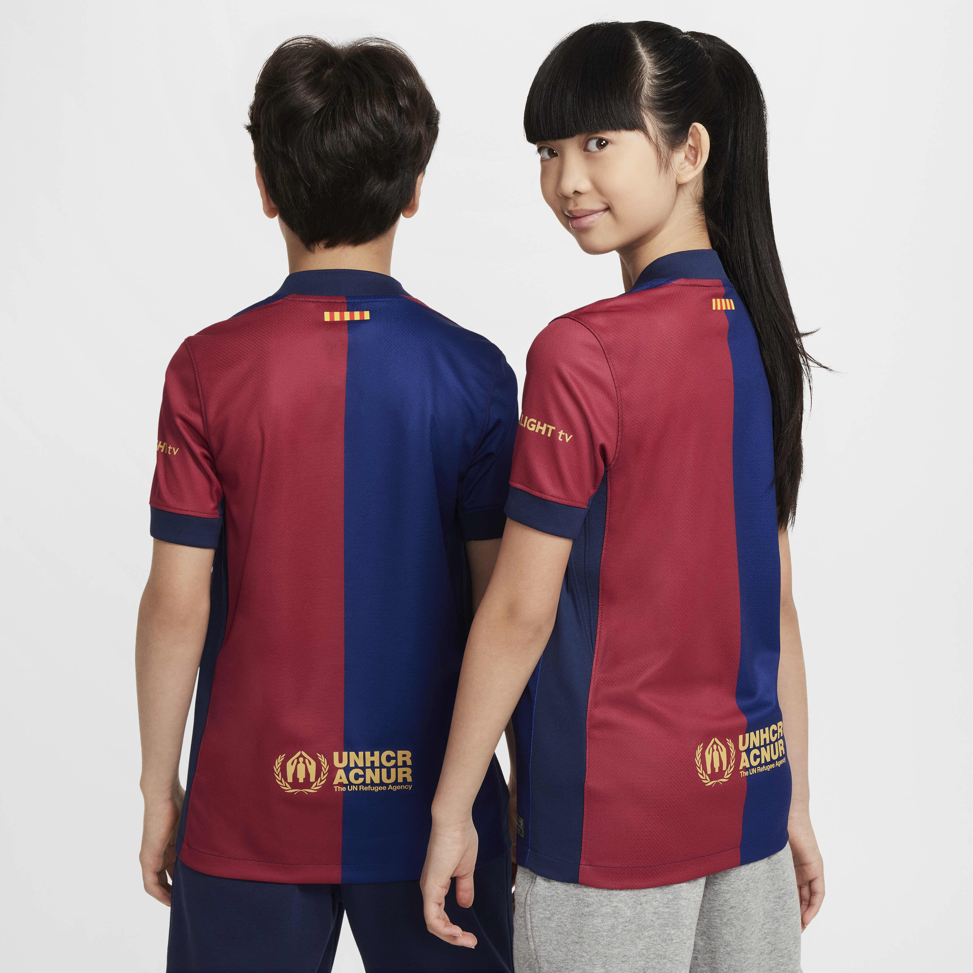 FC Barcelona Nike シャツ UNHCR Nike FC Barcelona Dri-Fit ADV Match Third SS Shirt - Light