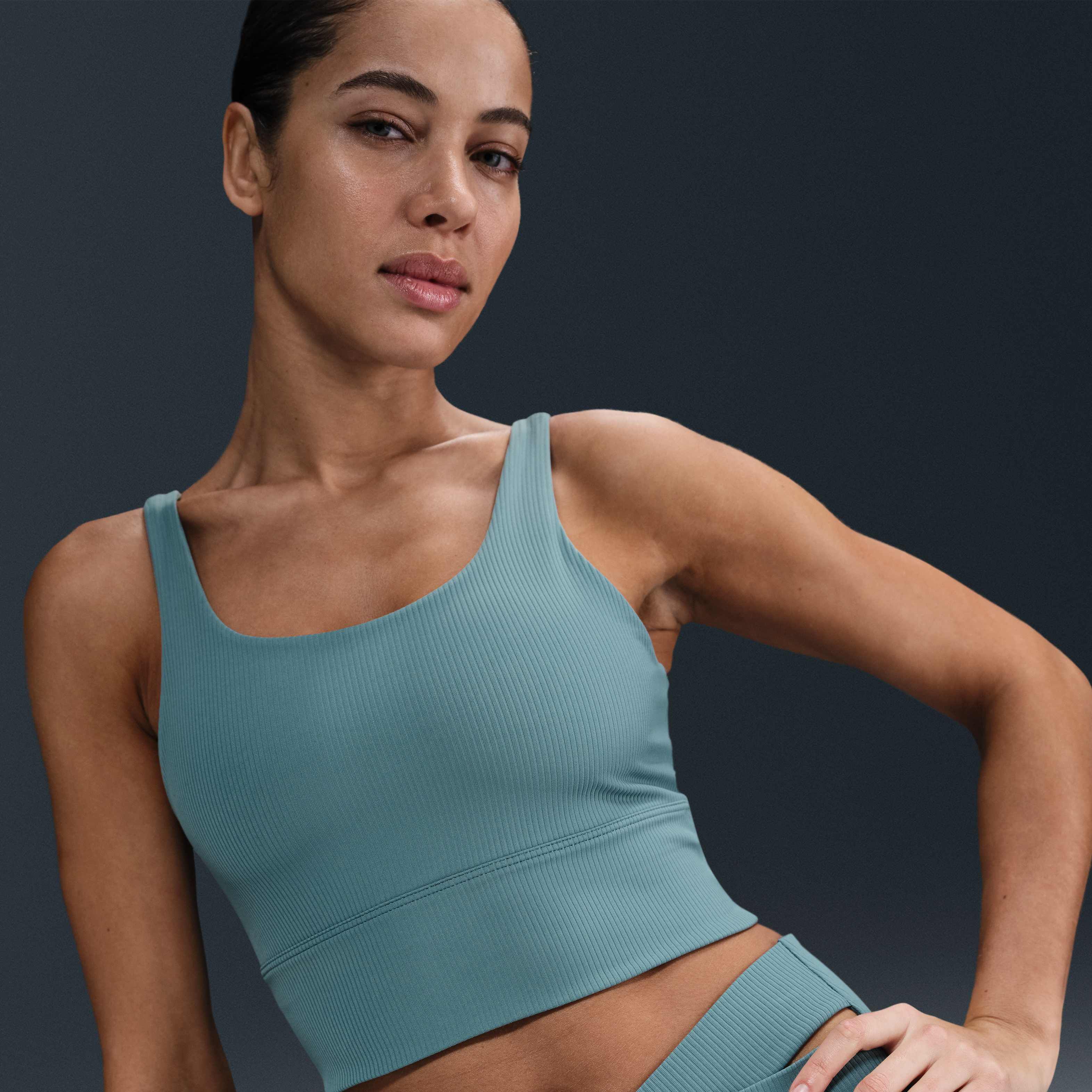 関税込み【NIKE】Nike Sneakerkini Bralette Buy Nike Zenvy Rib Women's Light-Support Padded Longline