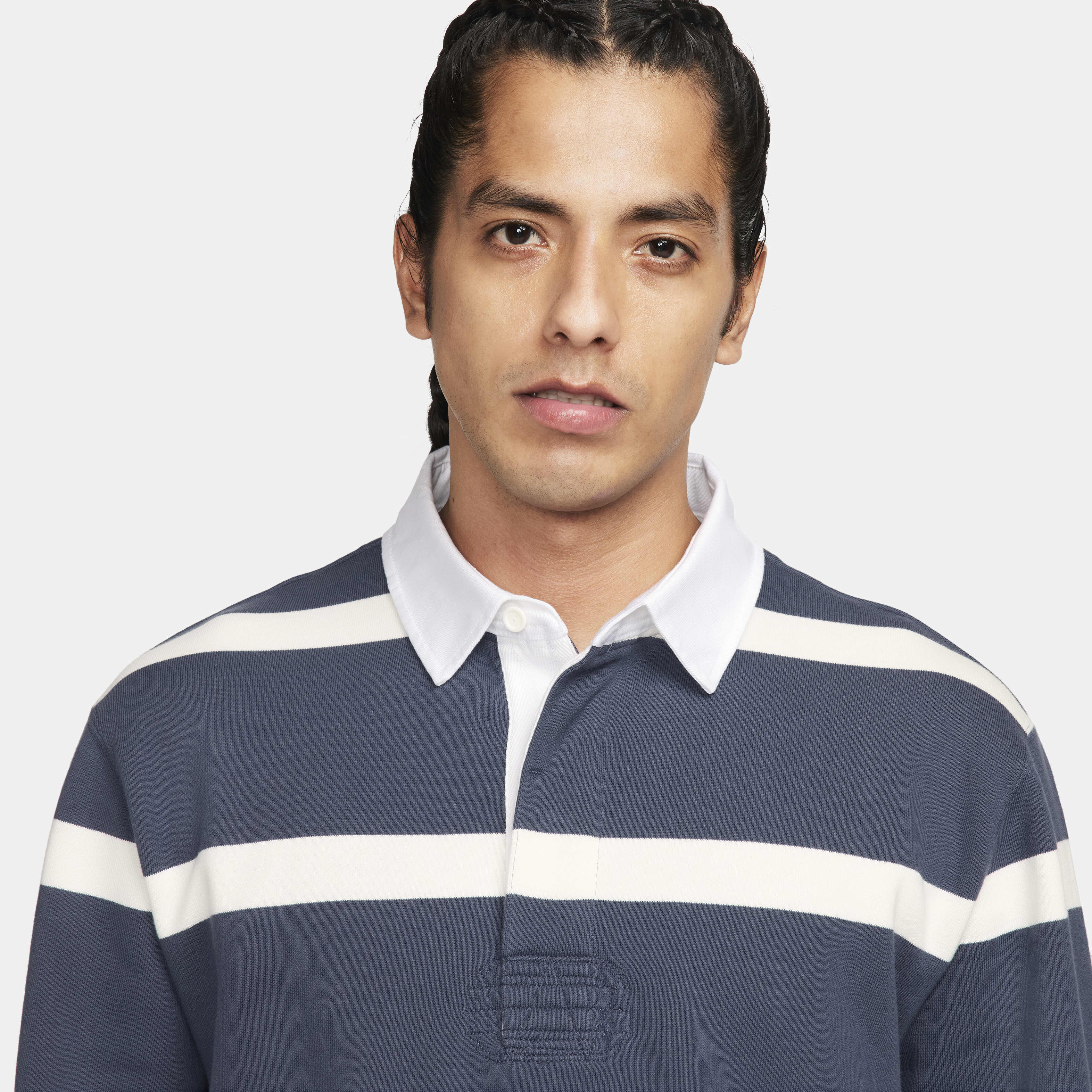 Buy Nike Life Men's Striped Heavyweight Rugby Shirt