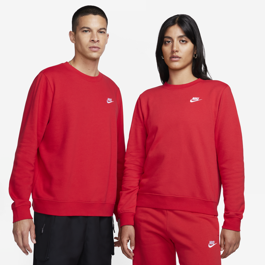 Red nike sales sweatshirt womens