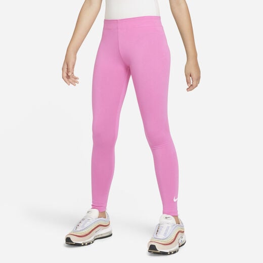 Leggings-Nike, Nike Sportswear Favourites, Older Kids' (Girls') Swoosh Leggings Leggings-Nike, Nike Sportswear Favourites, Older Kids' (Girls') Swoosh Leggings
