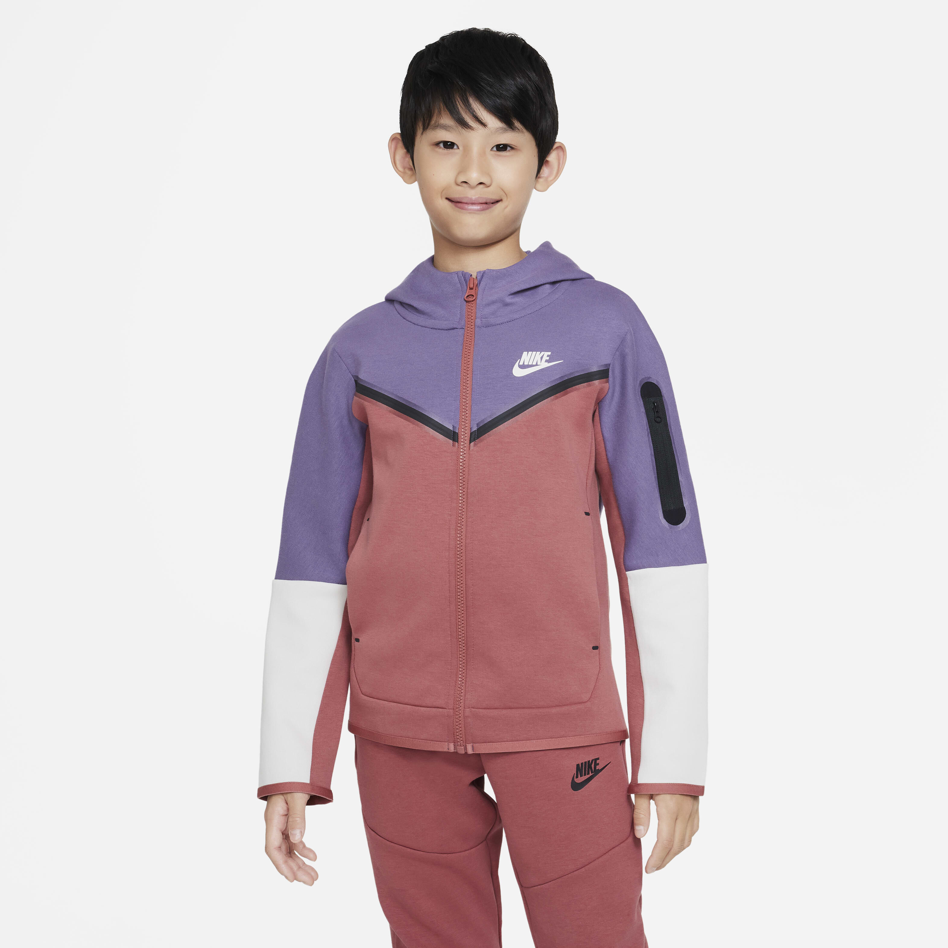 Purple tech fleece discount