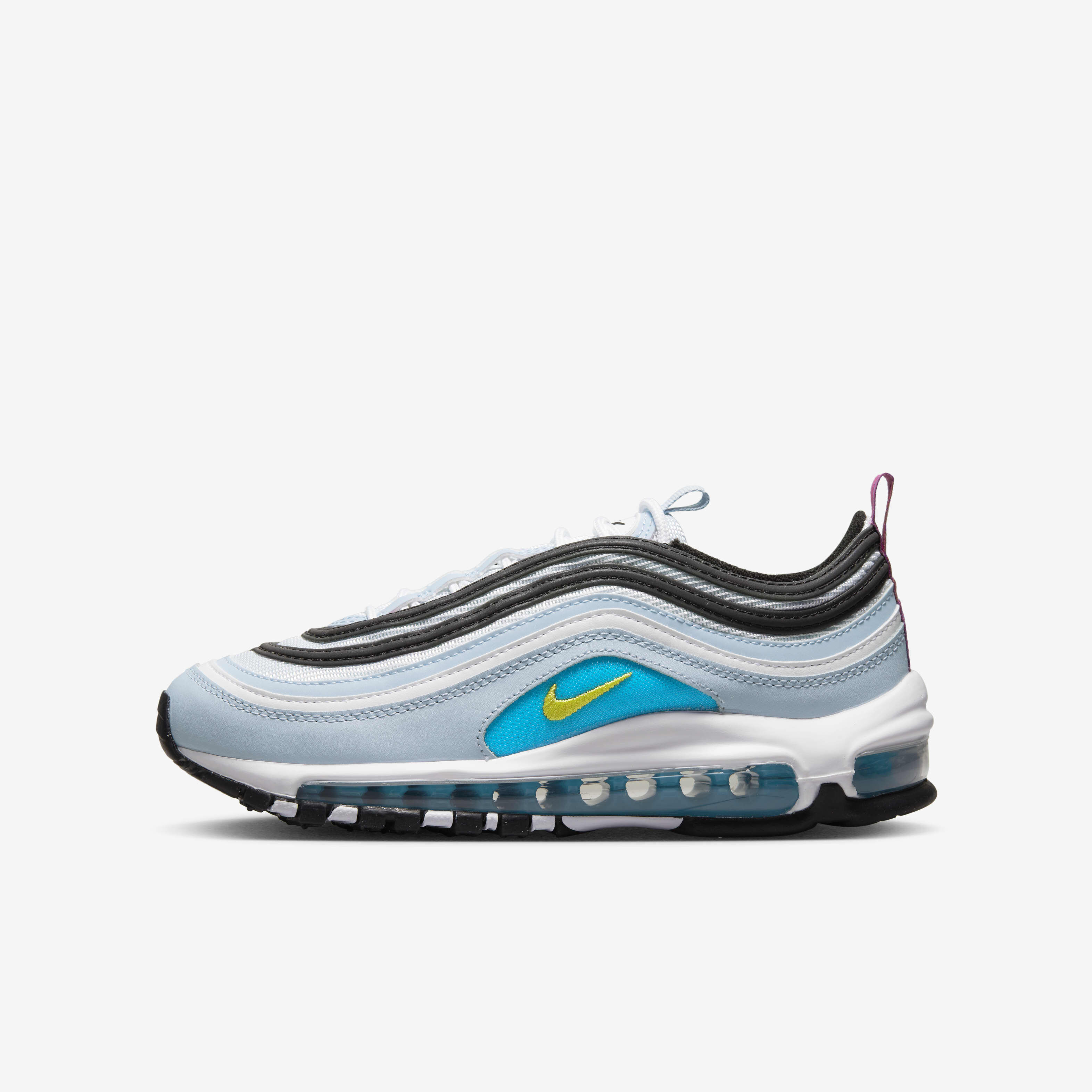 Buy Nike Air Max 97 Older Kids' Shoes - Blue Whisper/White