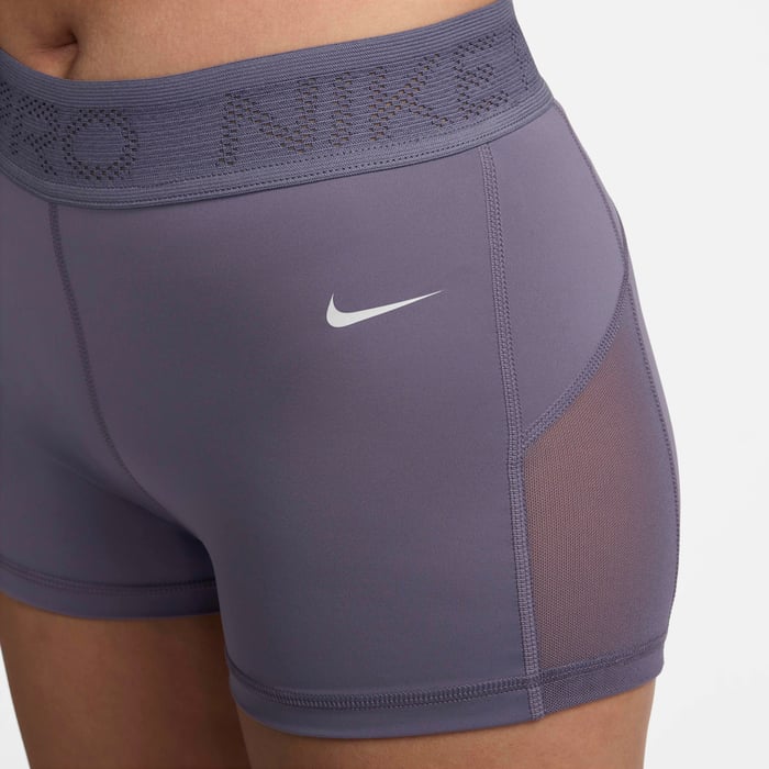 Buy Nike Pro Women's Mid-Rise Mesh-Panelled Shorts