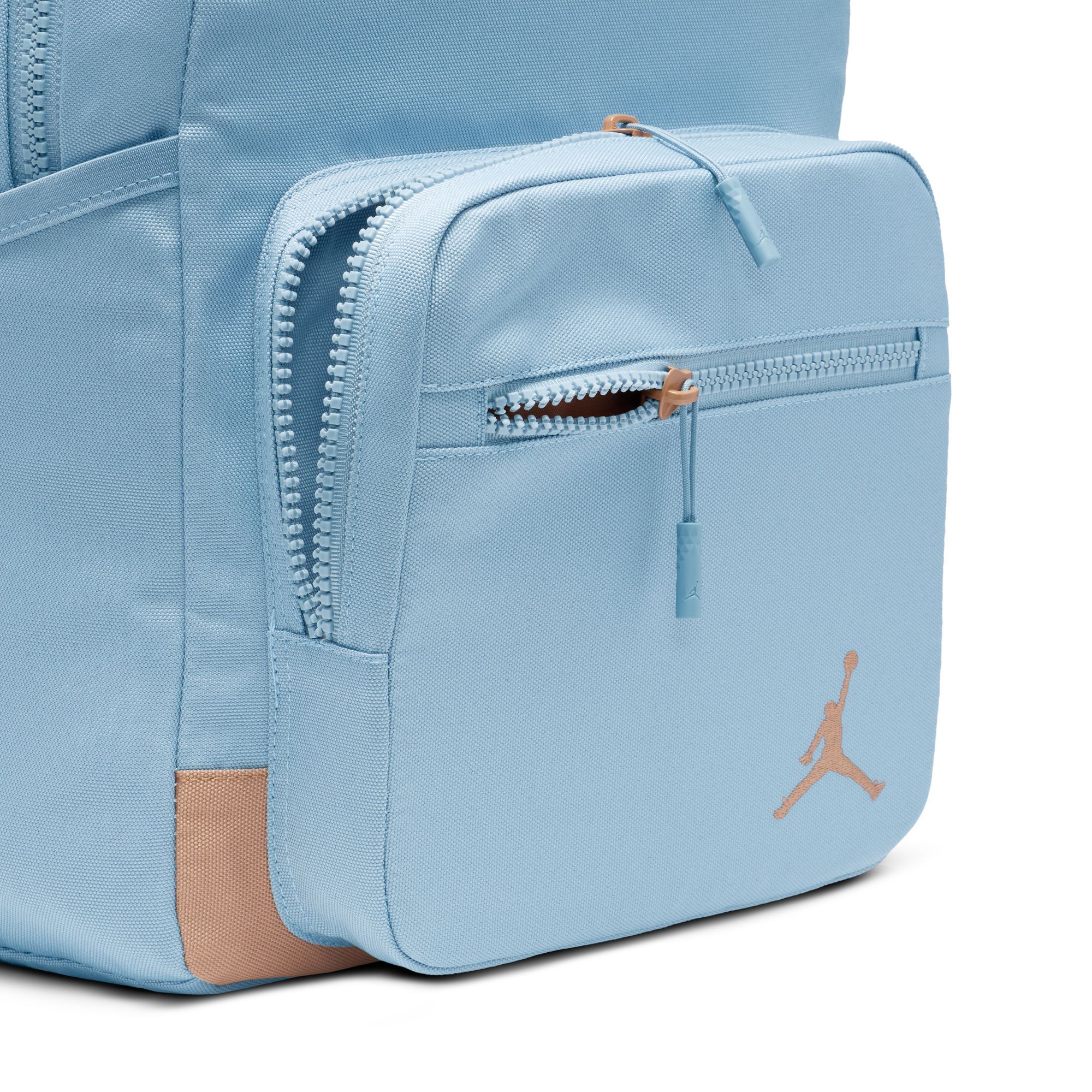 Baby blue on sale jordan backpack