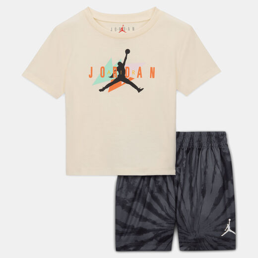 Sets-JRDN, Jordan, Baby 2-Piece Festival Tie Dye Shorts Set