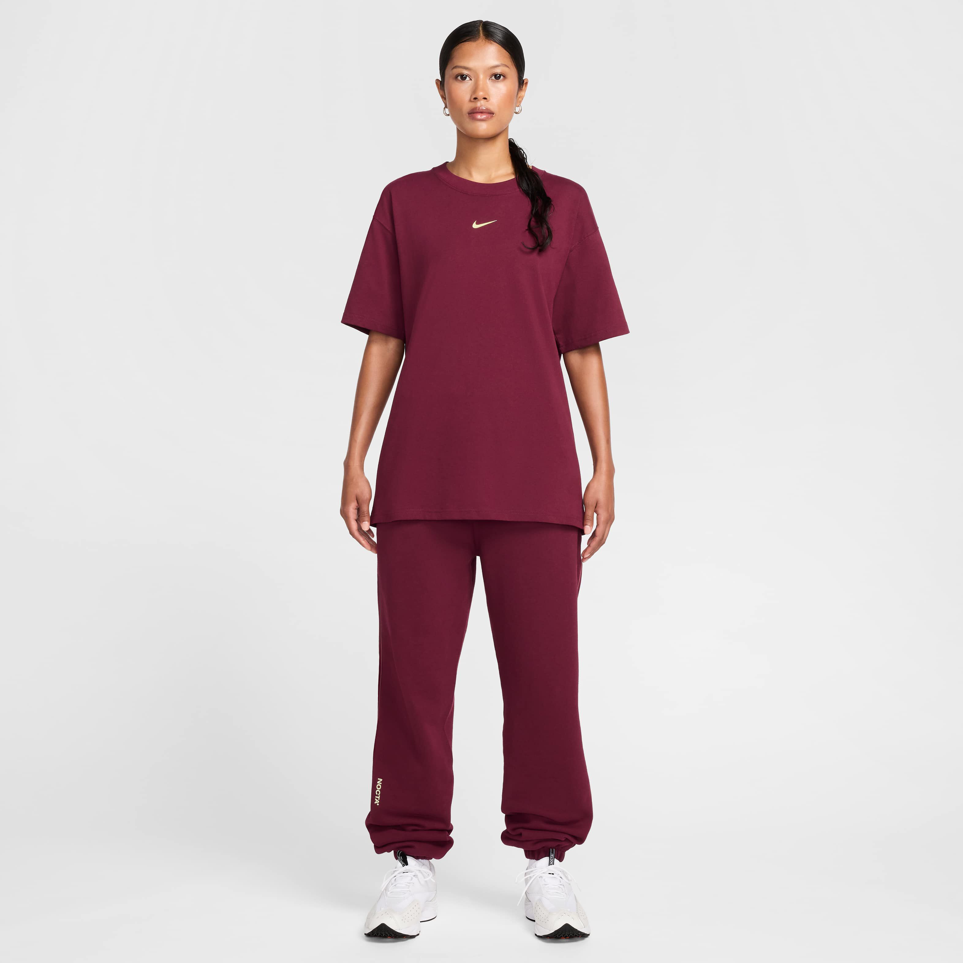 Buy NOCTA T-Shirt - Dark Beetroot/Citron Tint | Nike Saudi