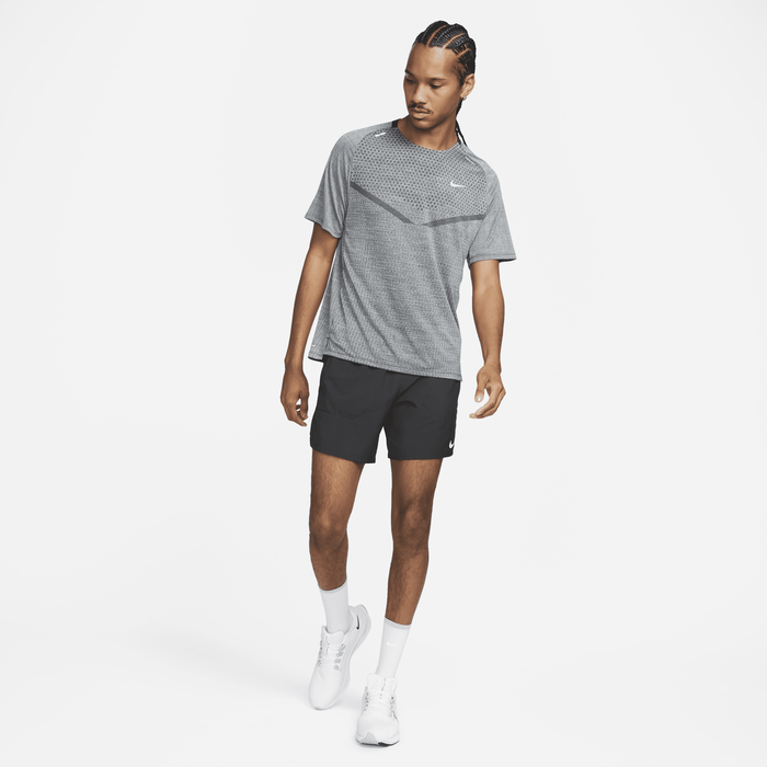 Shop Tech Knit Men s Dri FIT ADV Short sleeve Running Top Nike KSA