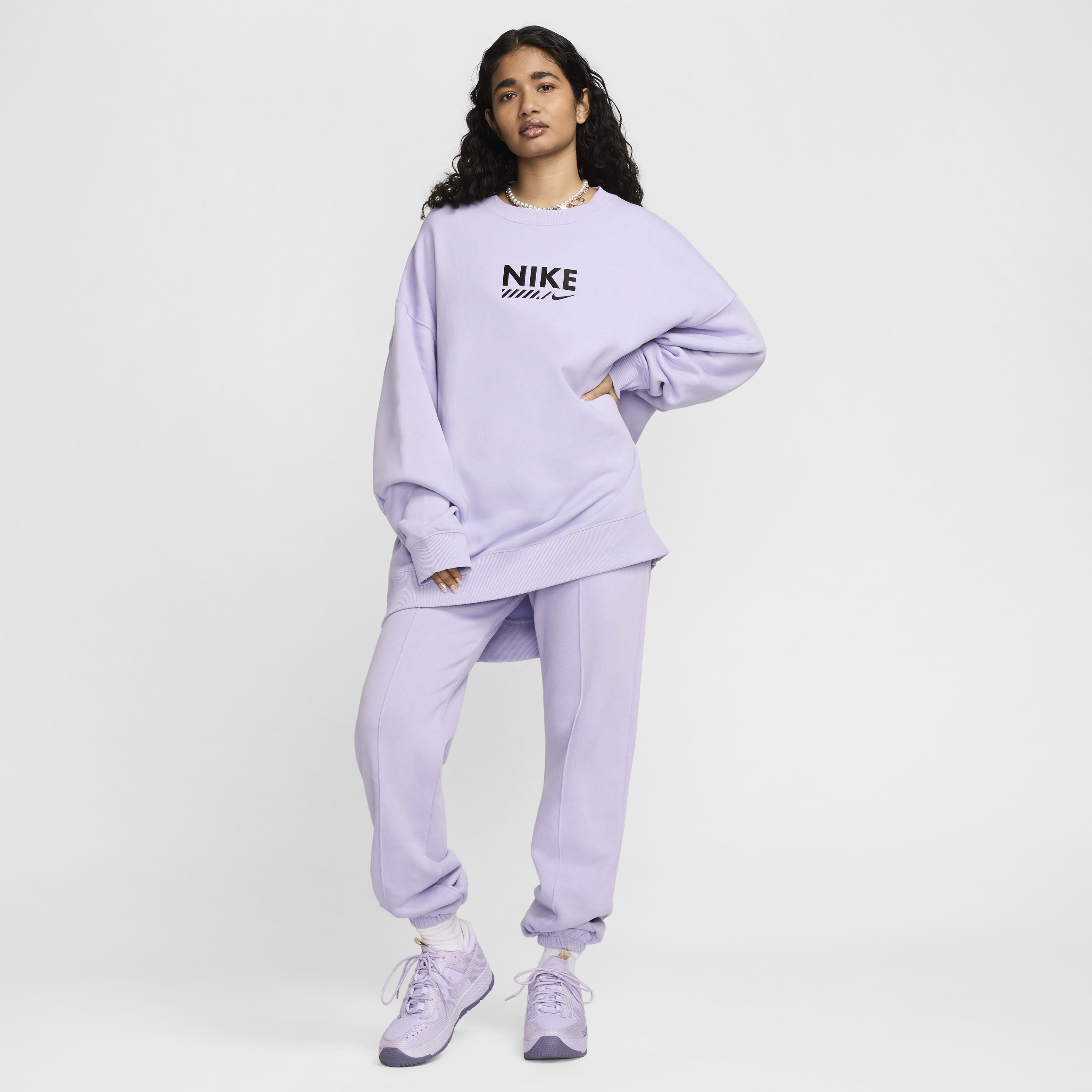 Women's nike purple sweatshirt on sale