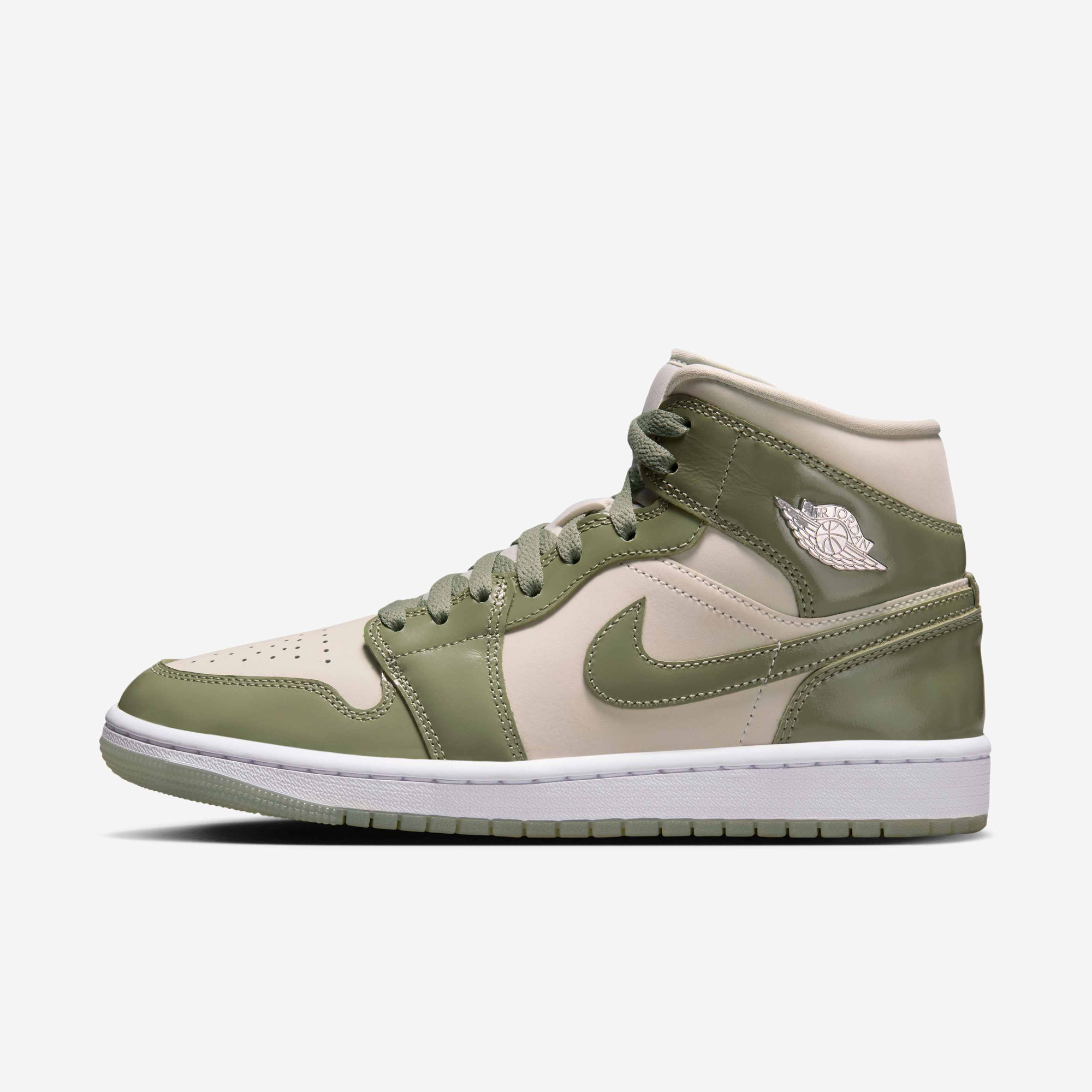 Buy Air Jordan 1 Mid SE Women's Shoes - Sea Glass/Metallic