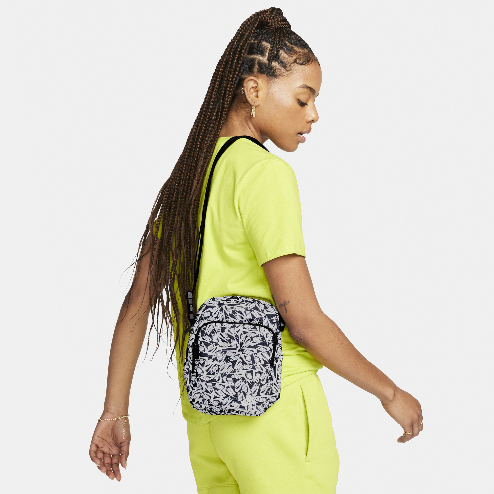 Nike floral belt outlet bag