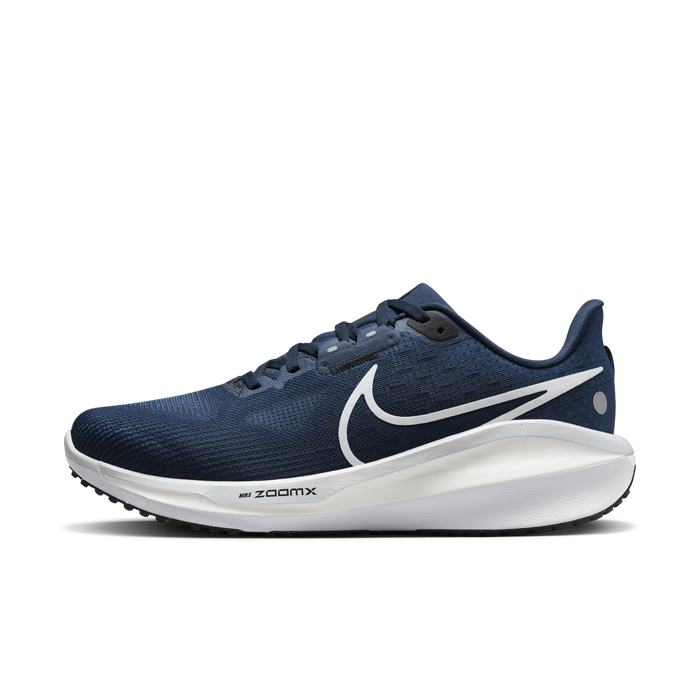 Nike air deals navy running shoes