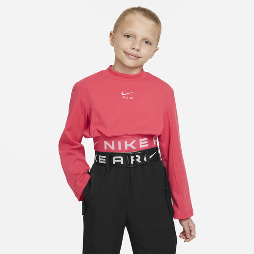 T-Shirts & Tops-Nike, Nike Air, Older Kids' (Girls') Long-Sleeve Top