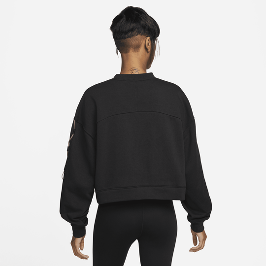Nike dry crew cheap neck crop sweatshirt ladies