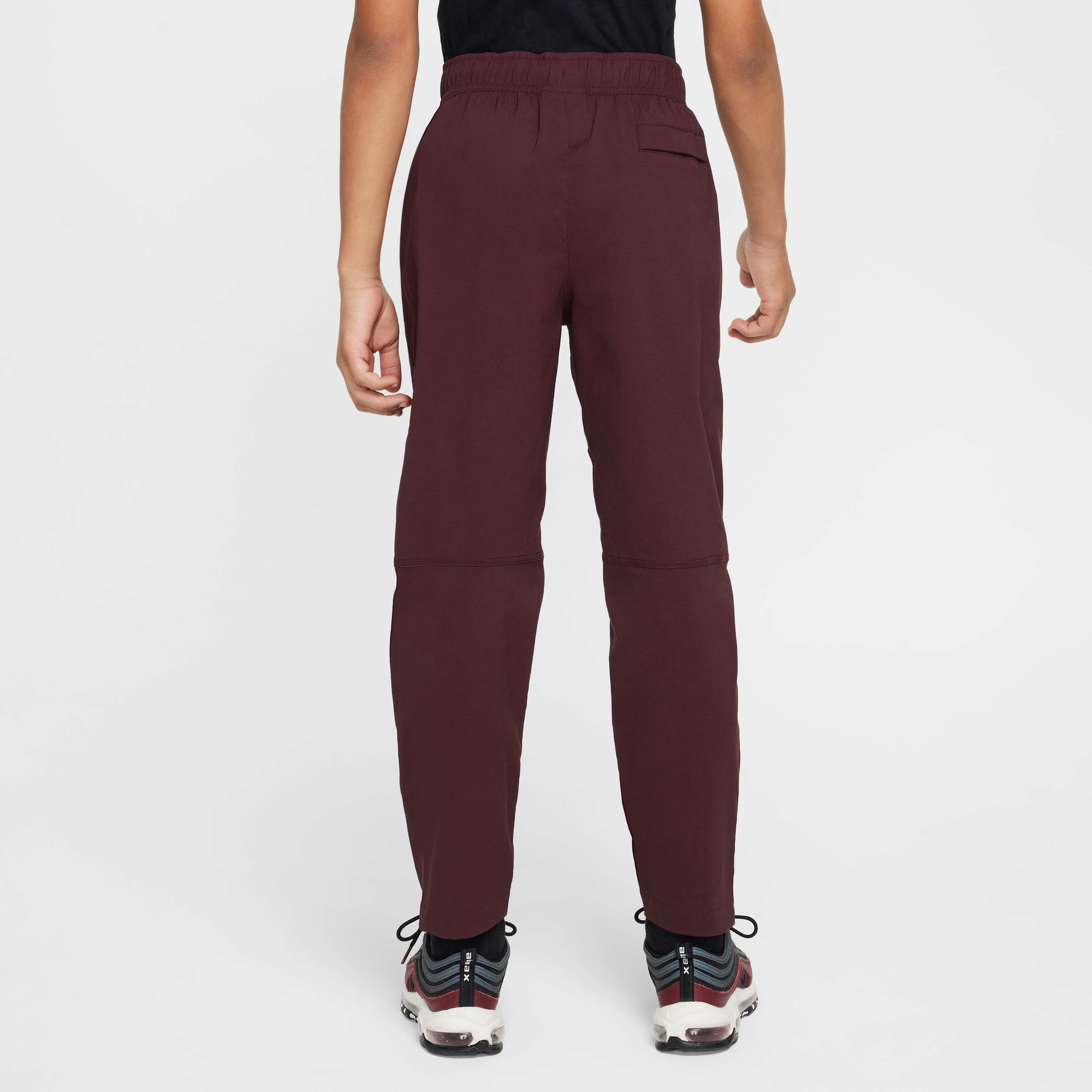 Buy Nike Tech Older Kids' (Boys') Woven Trousers - Burgundy
