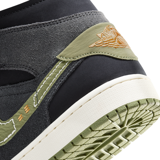 Nike air jordan clearance 1 mid olive
