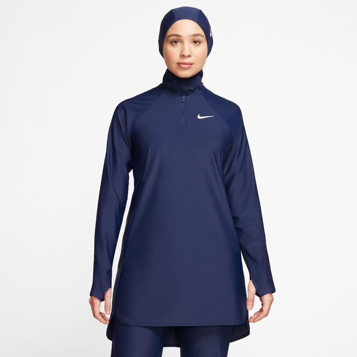 Buy Nike Victory Women s Full Coverage Swim Tunic Midnight Navy Midnight Navy White Nike Saudi Official