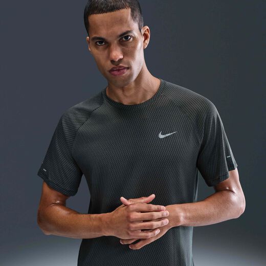 Running Tops & T-Shirts-Nike, Nike Stride, Men's Dri-FIT Short-Sleeve Running Top