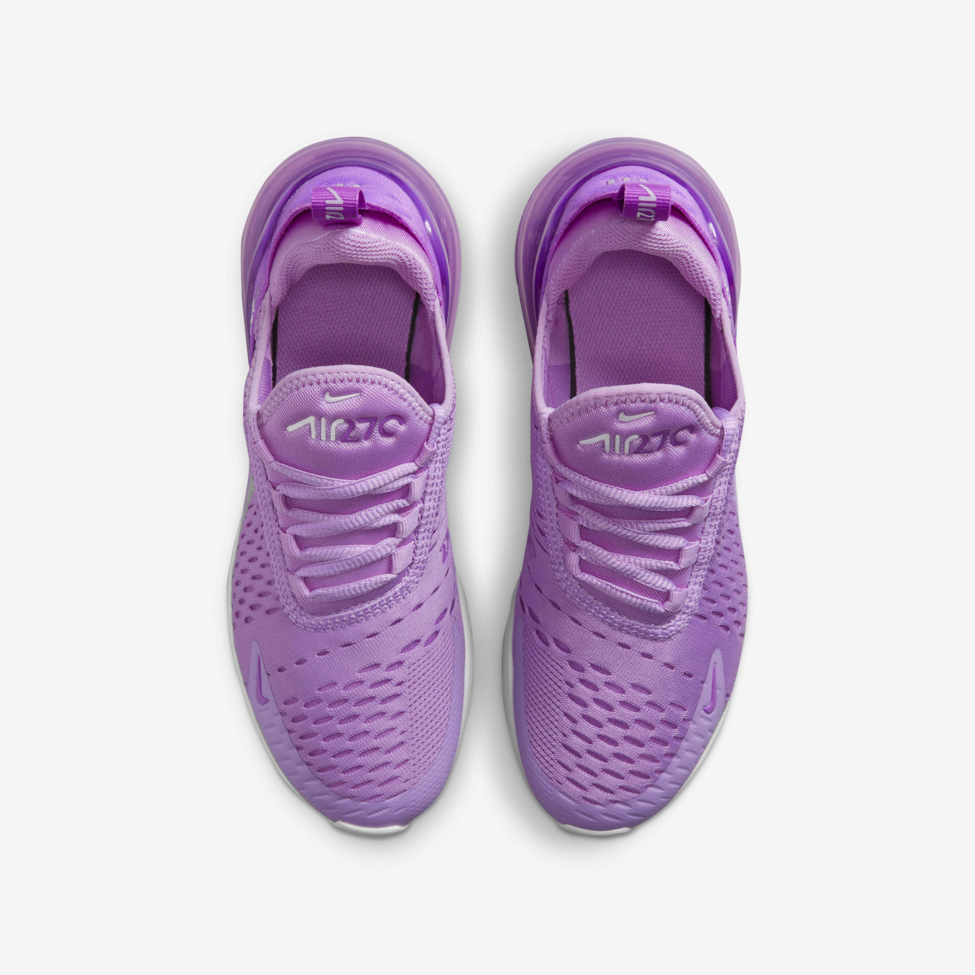 Nike flyknit kids purple sales