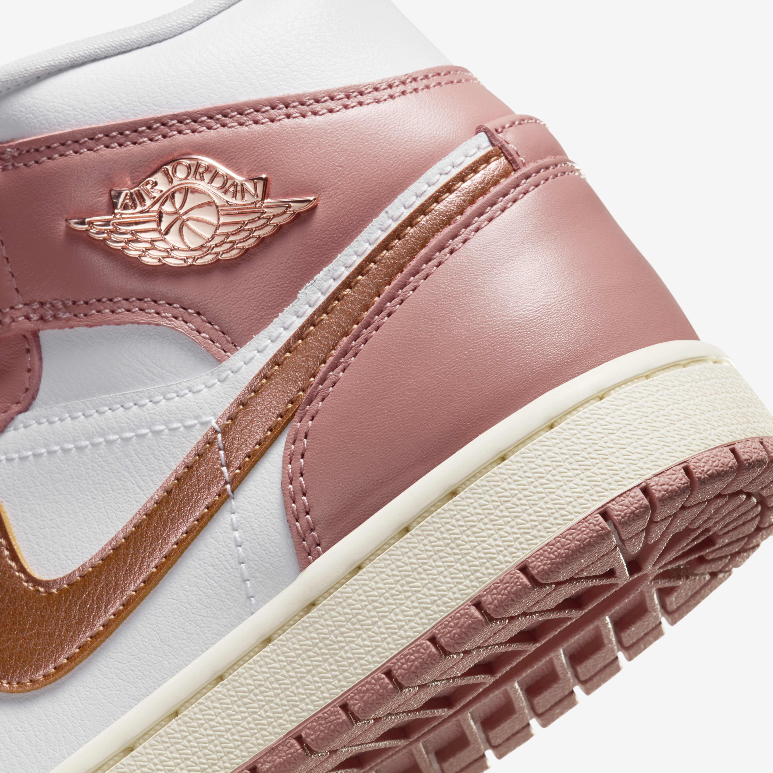 White and rose gold jordan 1 cheap