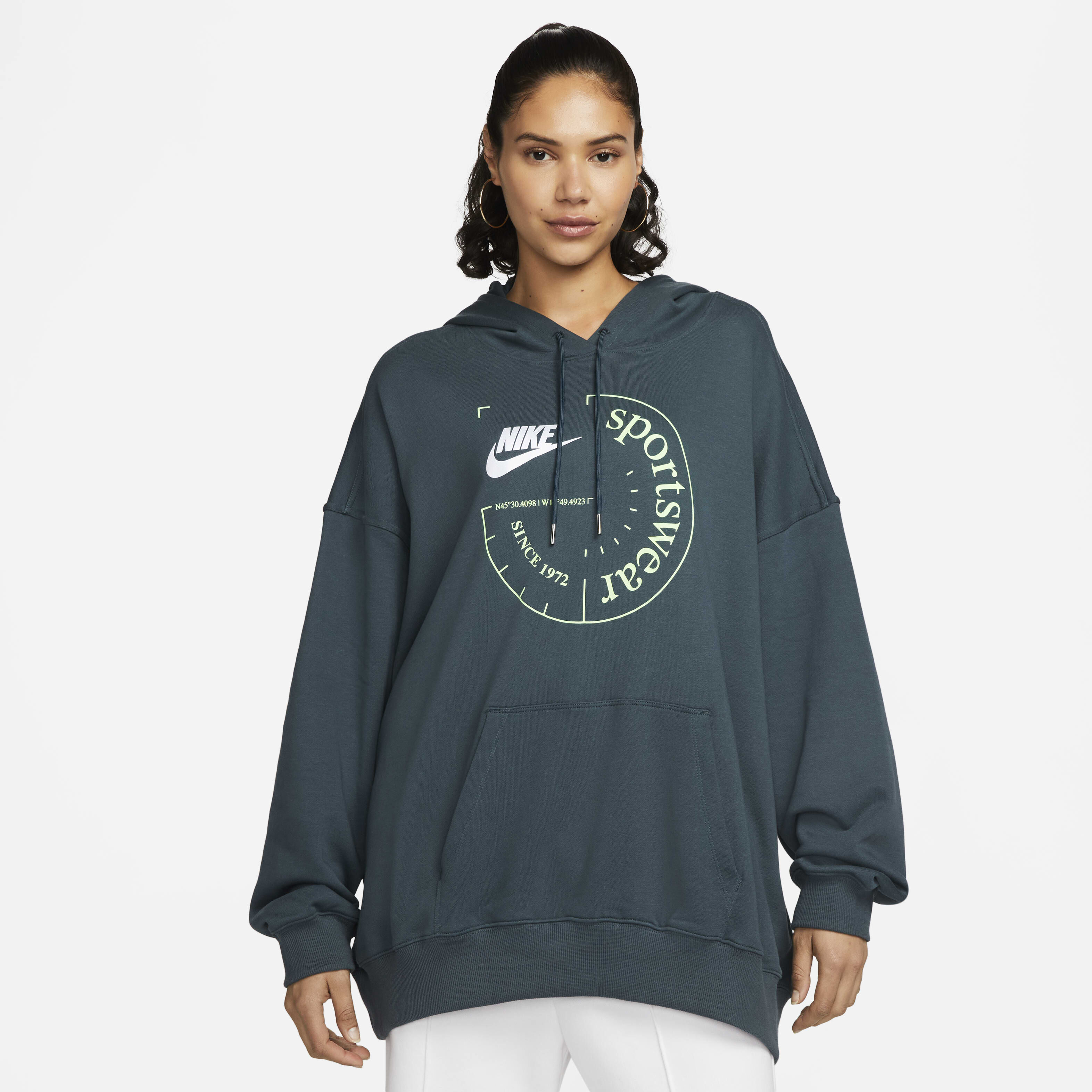 Buy Nike Sportswear Women s Oversized French Terry Pullover Hoodie Nike Saudi Official
