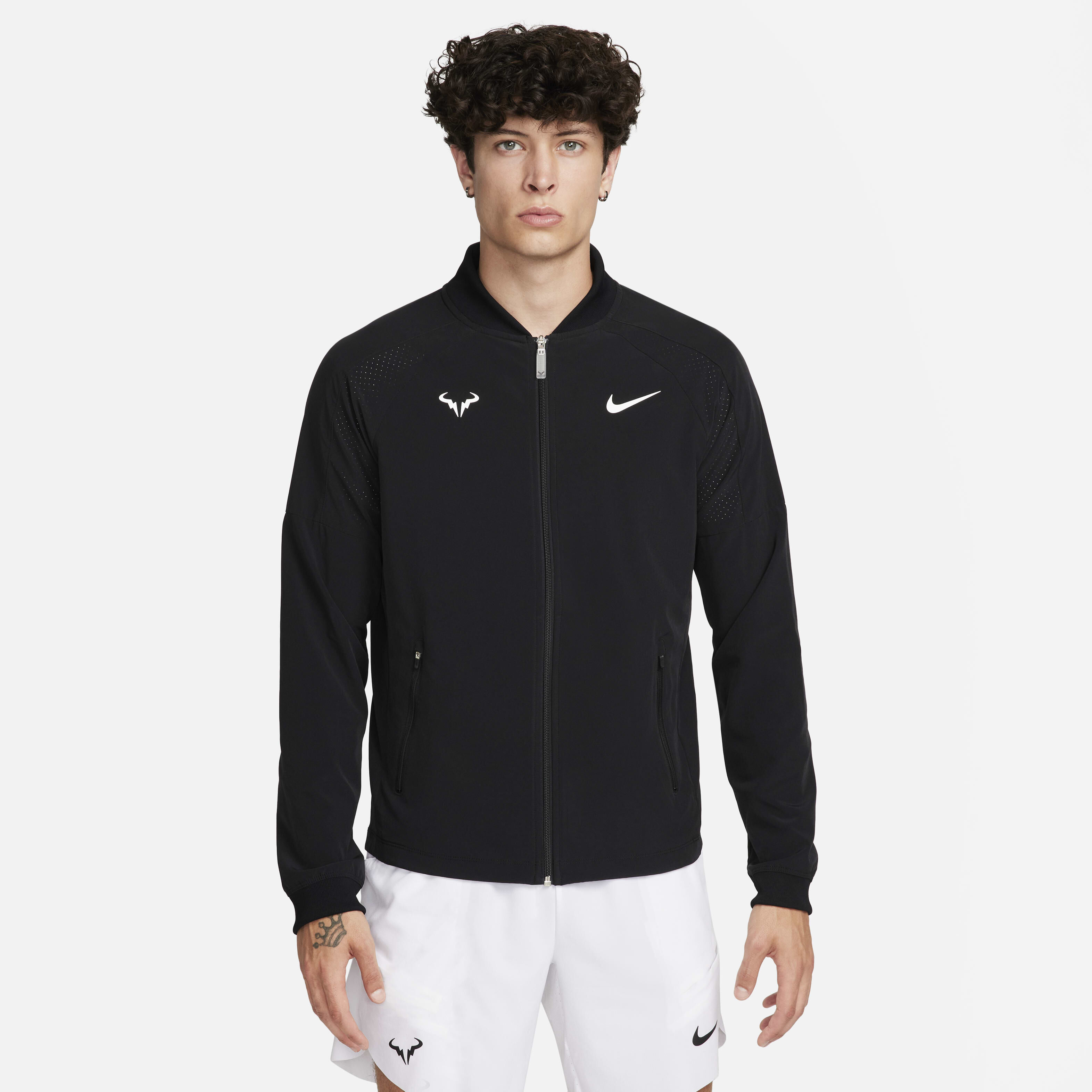 Nike tennis jacket mens top