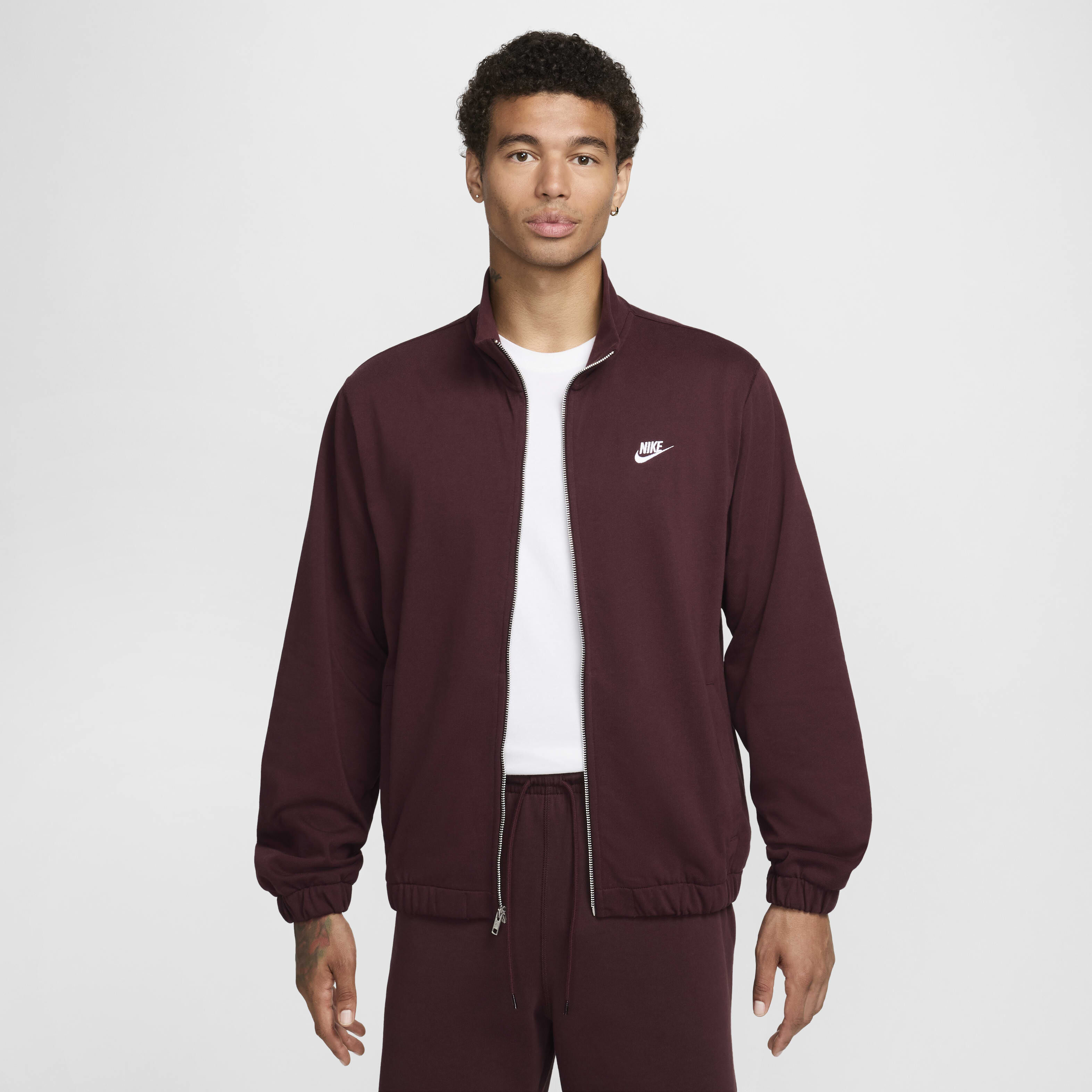 Maroon nike jacket mens store