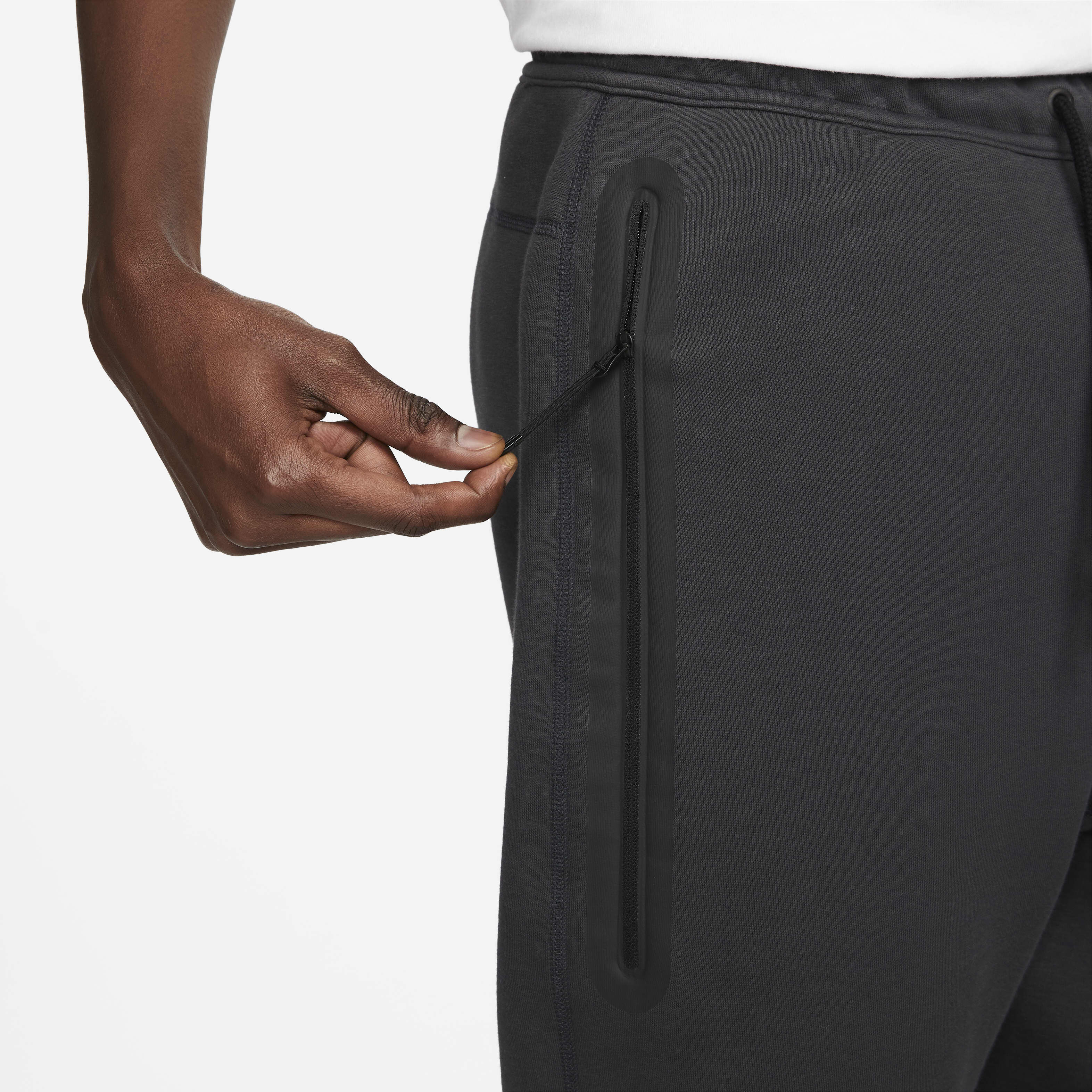 Nike tech fleece pants black anthracite online