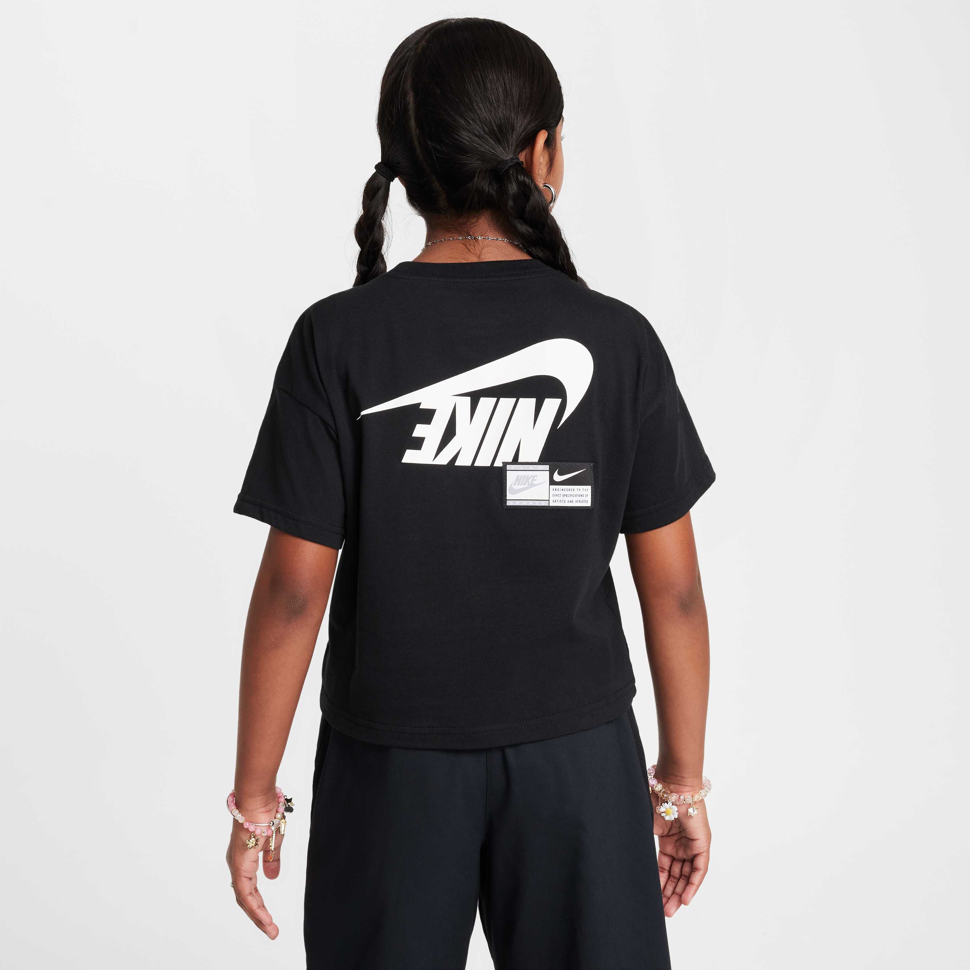 Buy Nike Sportswear Older Kids' (Girls') T-Shirt - Black