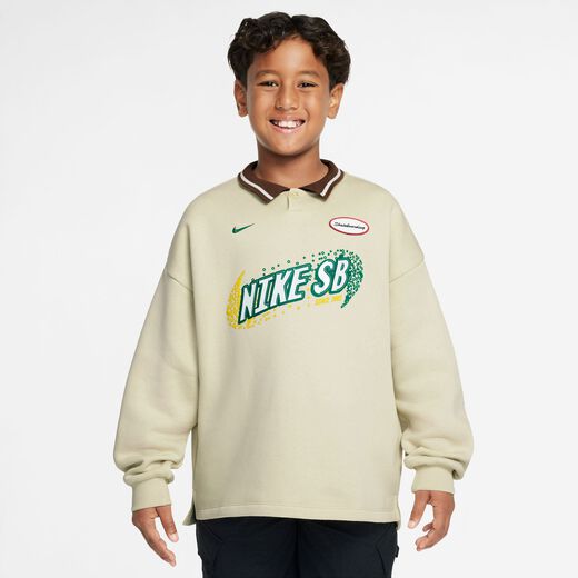 New In Kids' Polos-Nike, Nike SB, Older Kids' Long-Sleeve Skate Polo