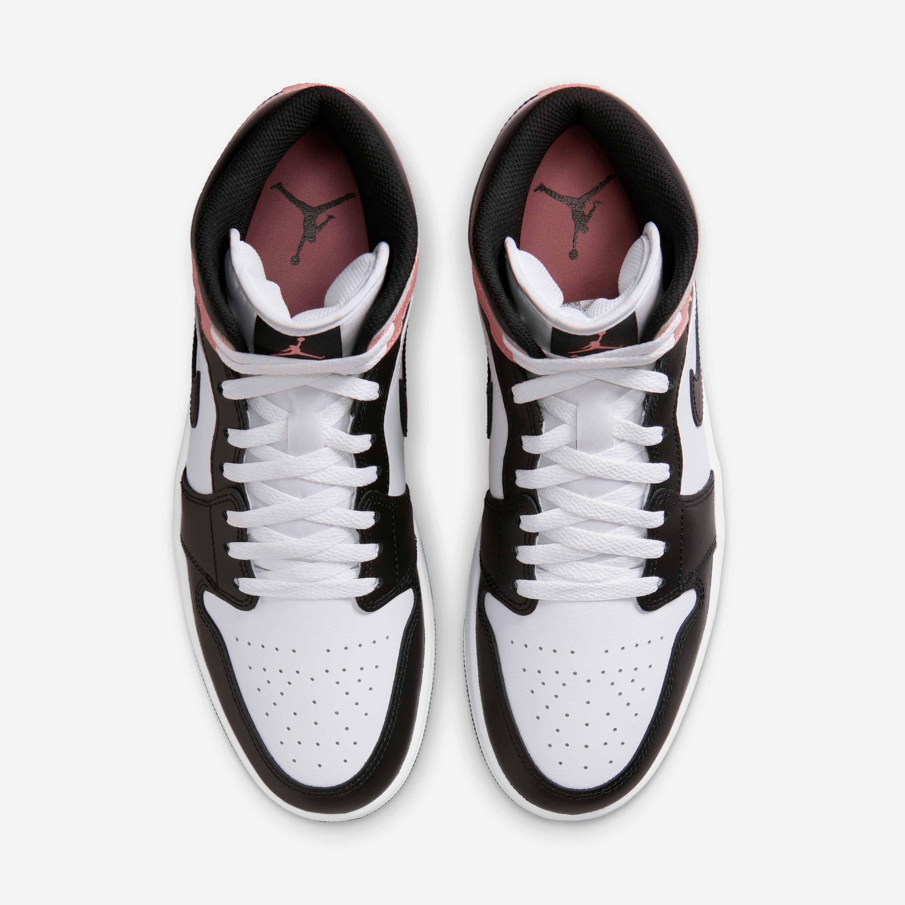 Buy Air Jordan 1 Mid Men's Shoes - White/Rust Pink/Black