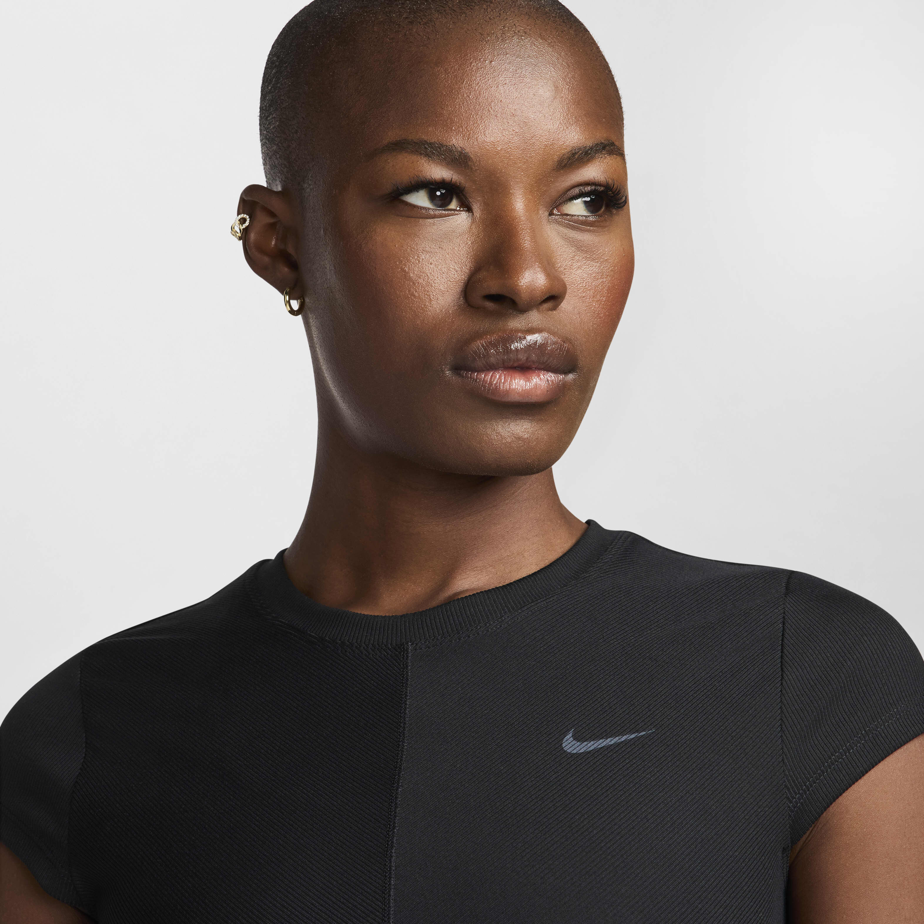 Buy Nike One Fitted Rib Women's Dri-FIT Short-Sleeve Cropped