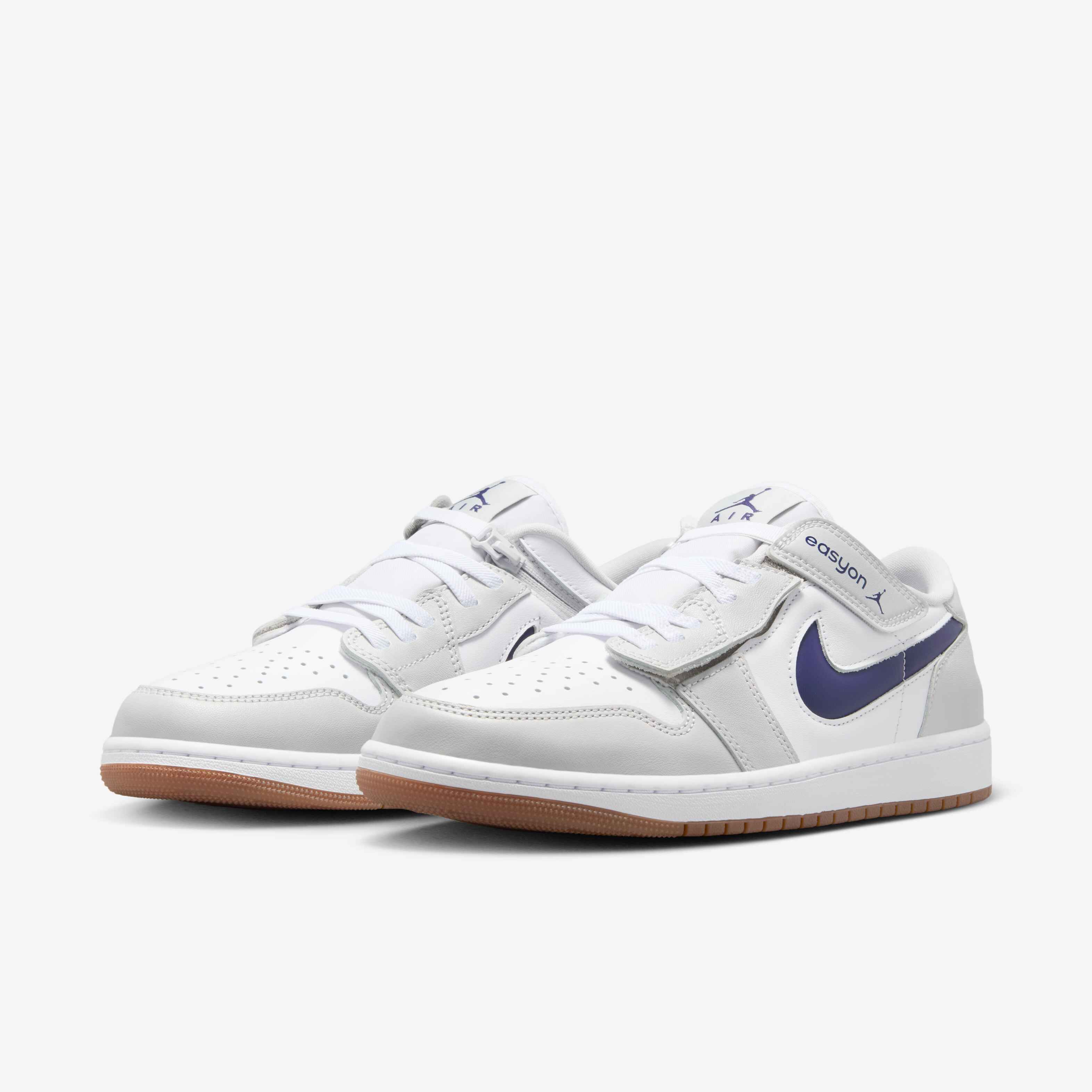 Buy Air Jordan 1 Low EasyOn Men's Shoes - White/Neutral Grey/Gum