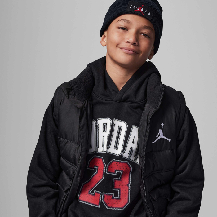 Jordan Fleece Pullover Hoodie image number 2 Jordan Fleece Pullover Hoodie image number 2