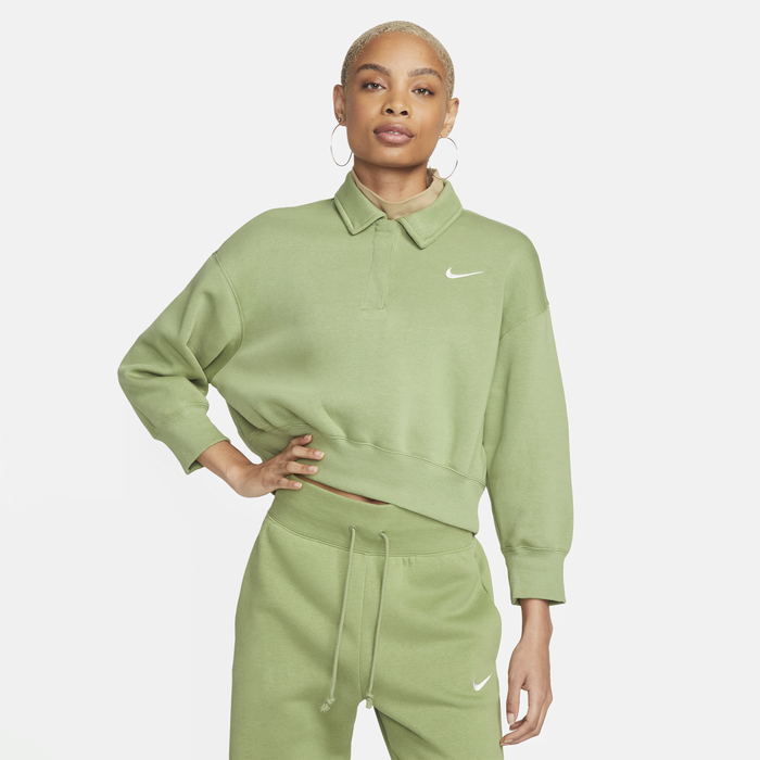 Nike sweatshirt crop sales