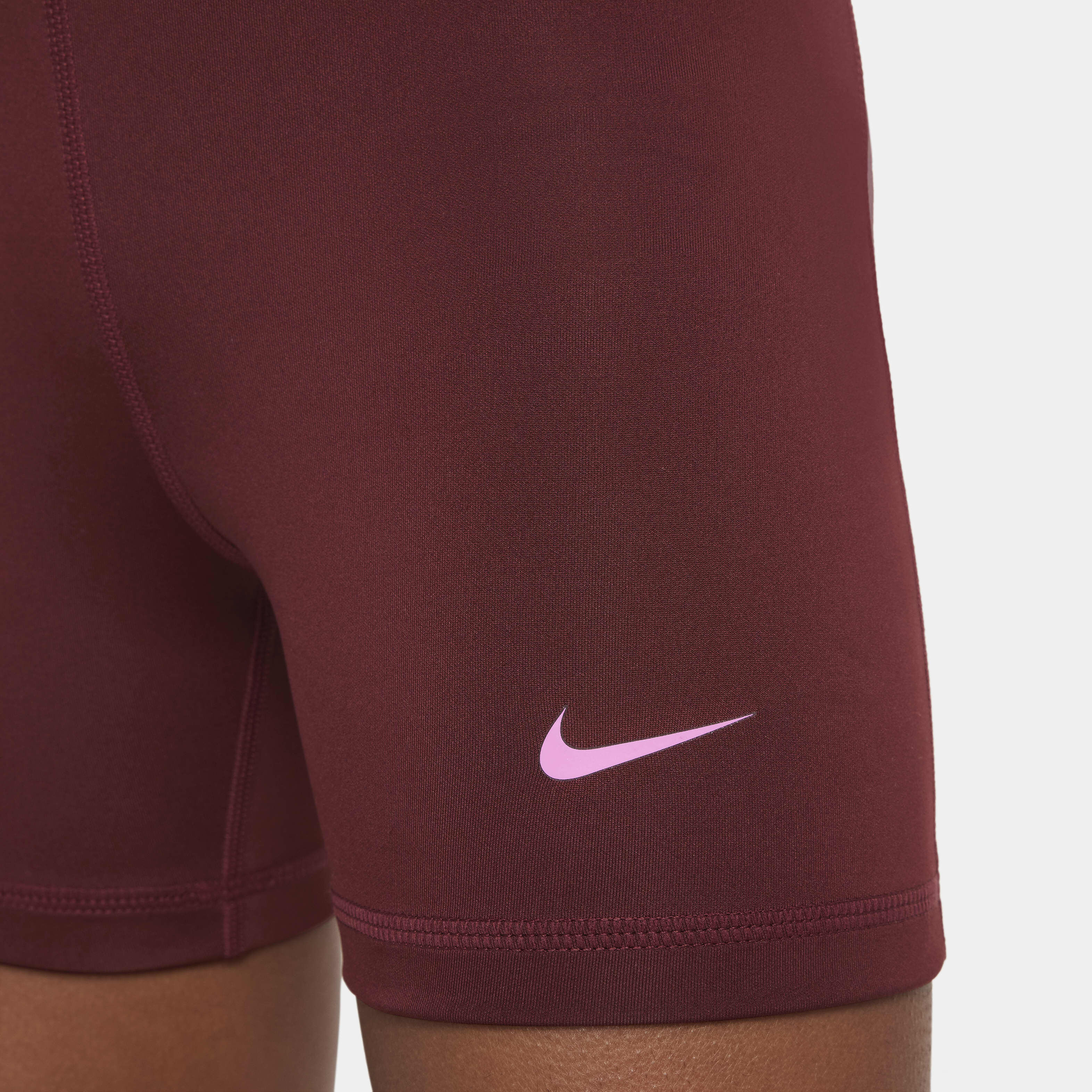 Buy Nike Pro Girls' Dri-FIT Shorts Dark Team Red/Playful Pink