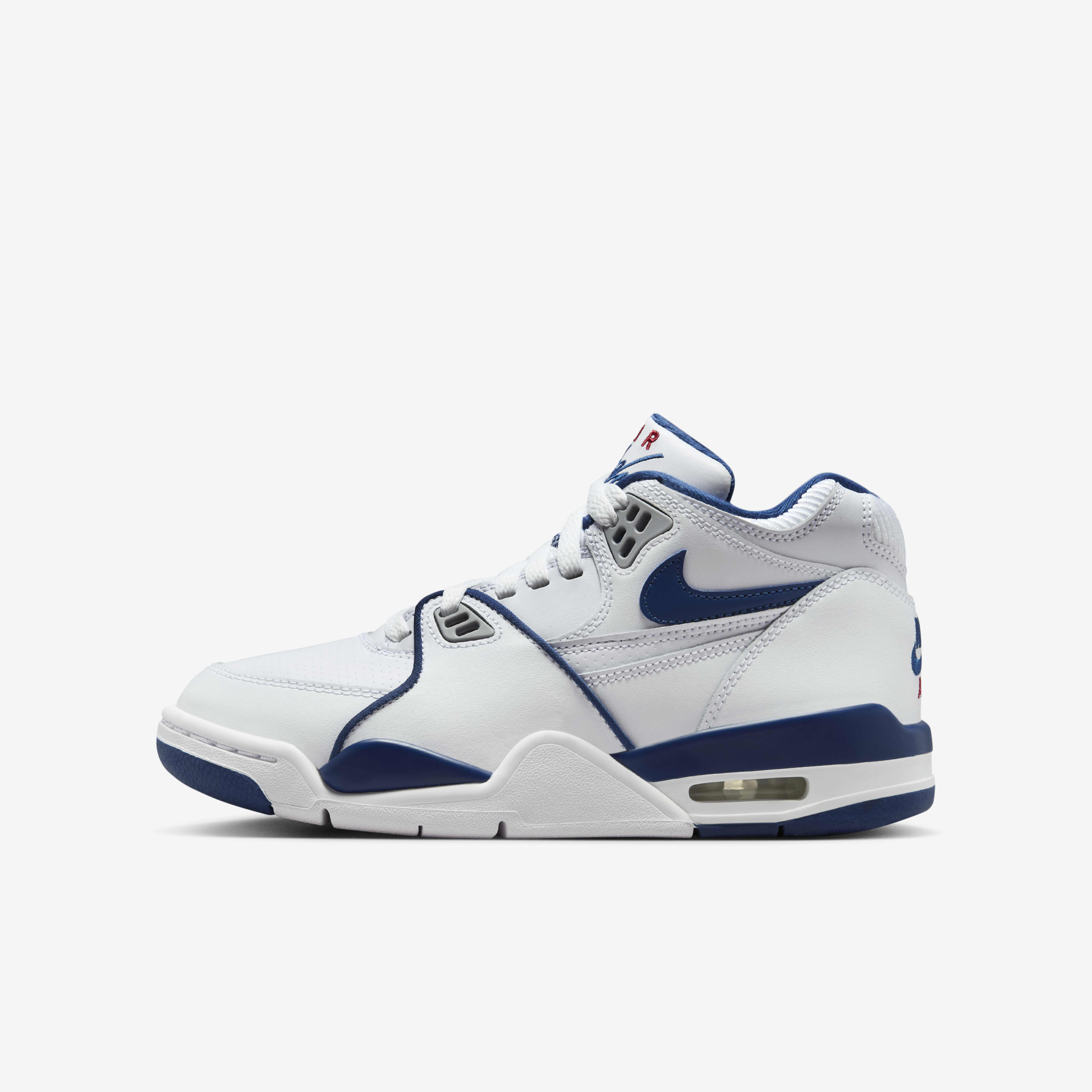 Buy Nike Air Flight 89 Older Kids Shoes White Wolf Grey Varsity Red Dark Royal Blue Nike Saudi Official