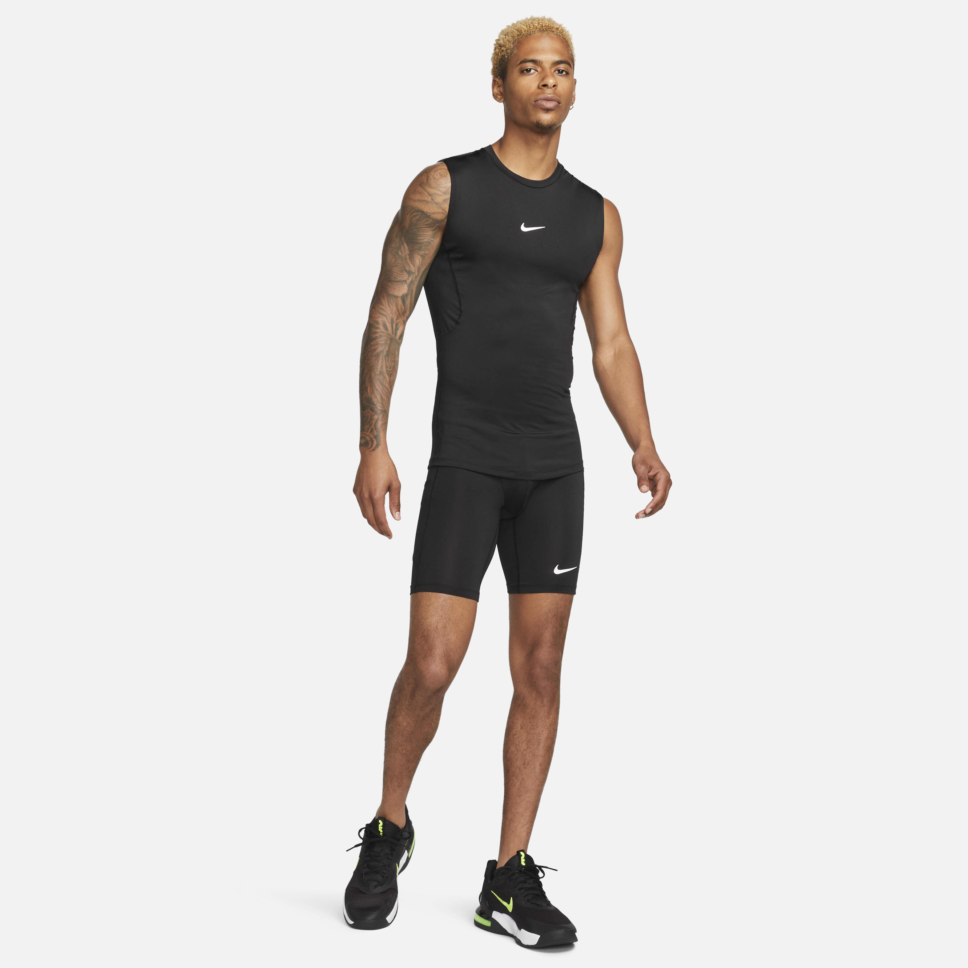 Nike pro fitted sleeveless training top hot sale