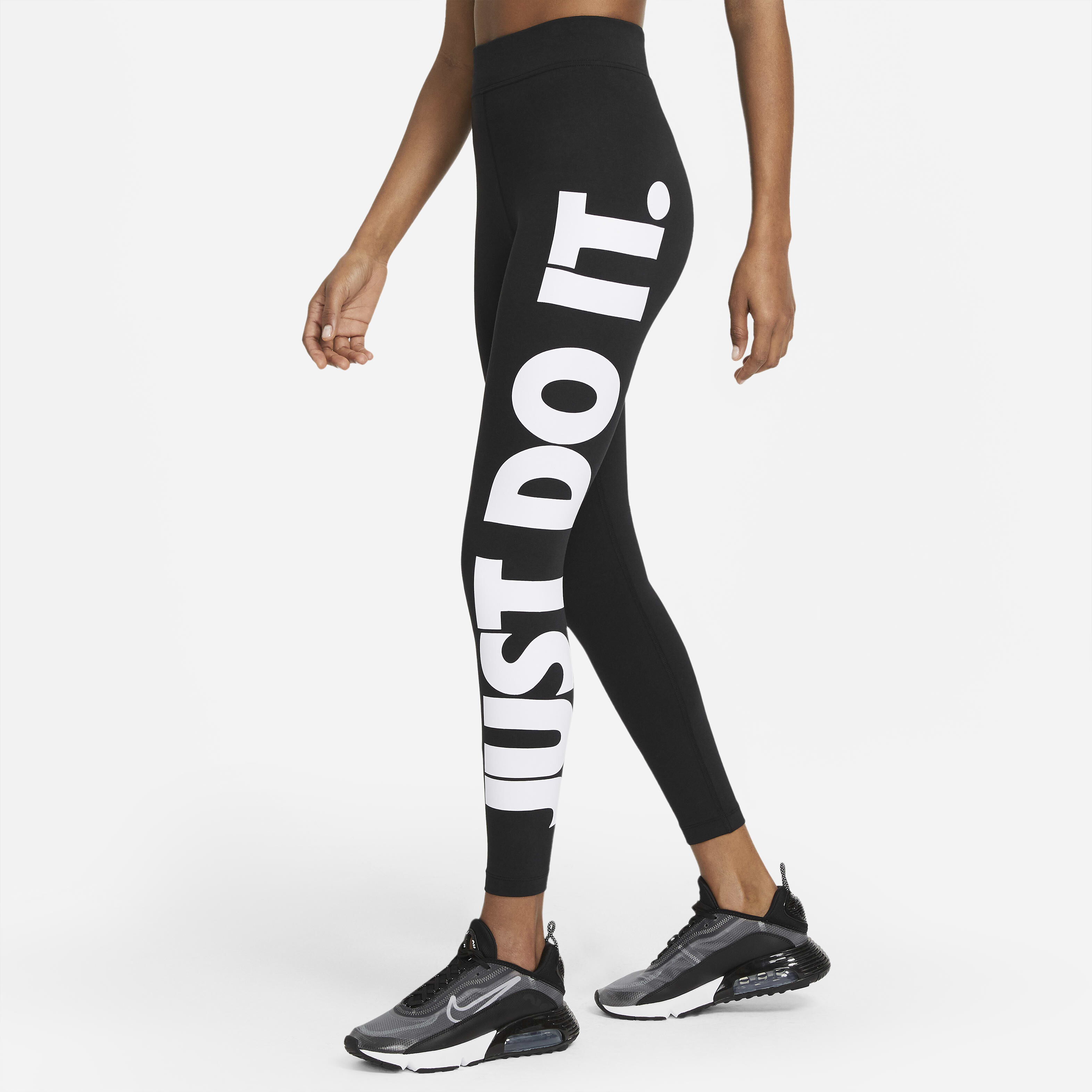 Nike just do it leggings black online