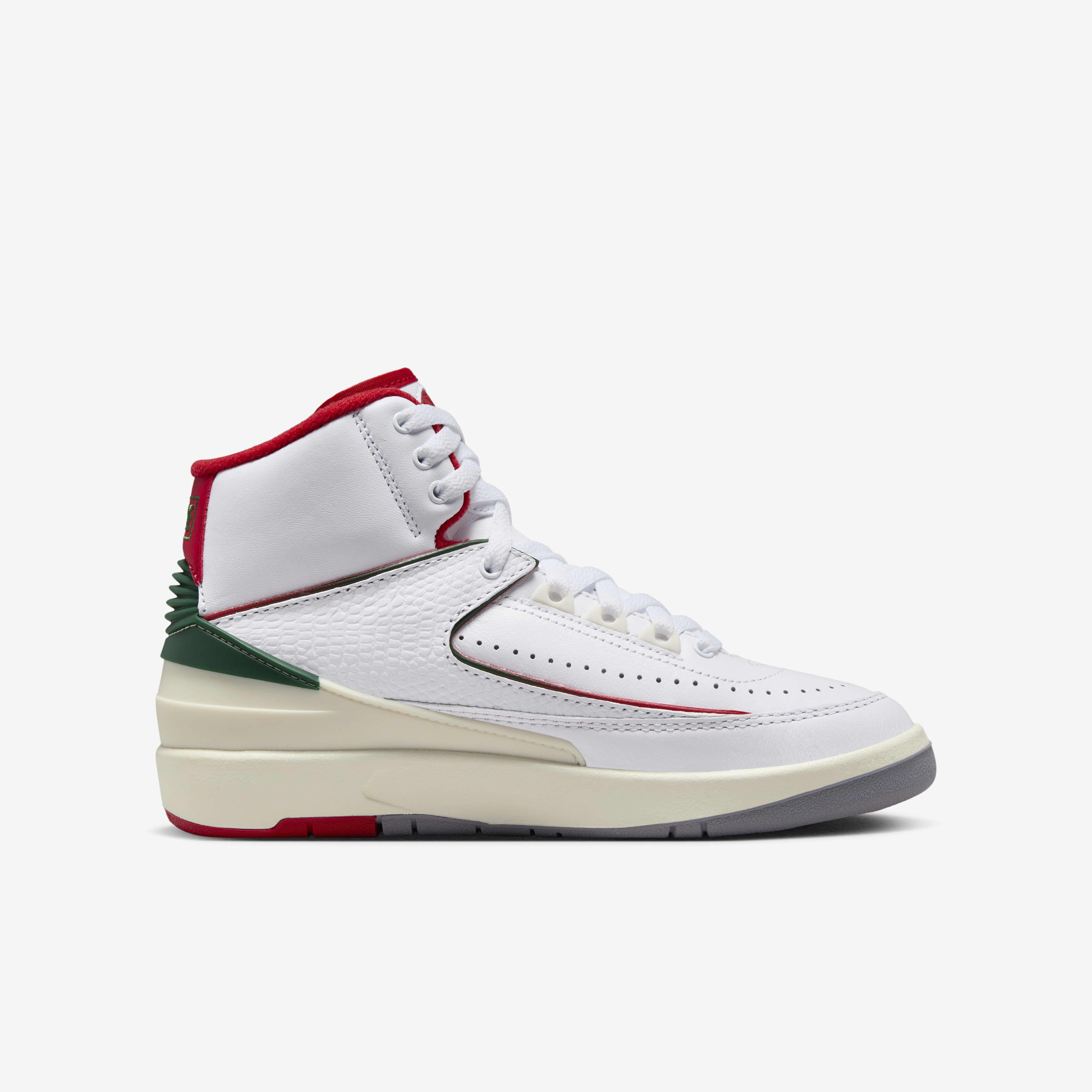 Buy Air Jordan 2 Retro Older Kids Shoes White Fir Sail Fire Red Nike Saudi Official