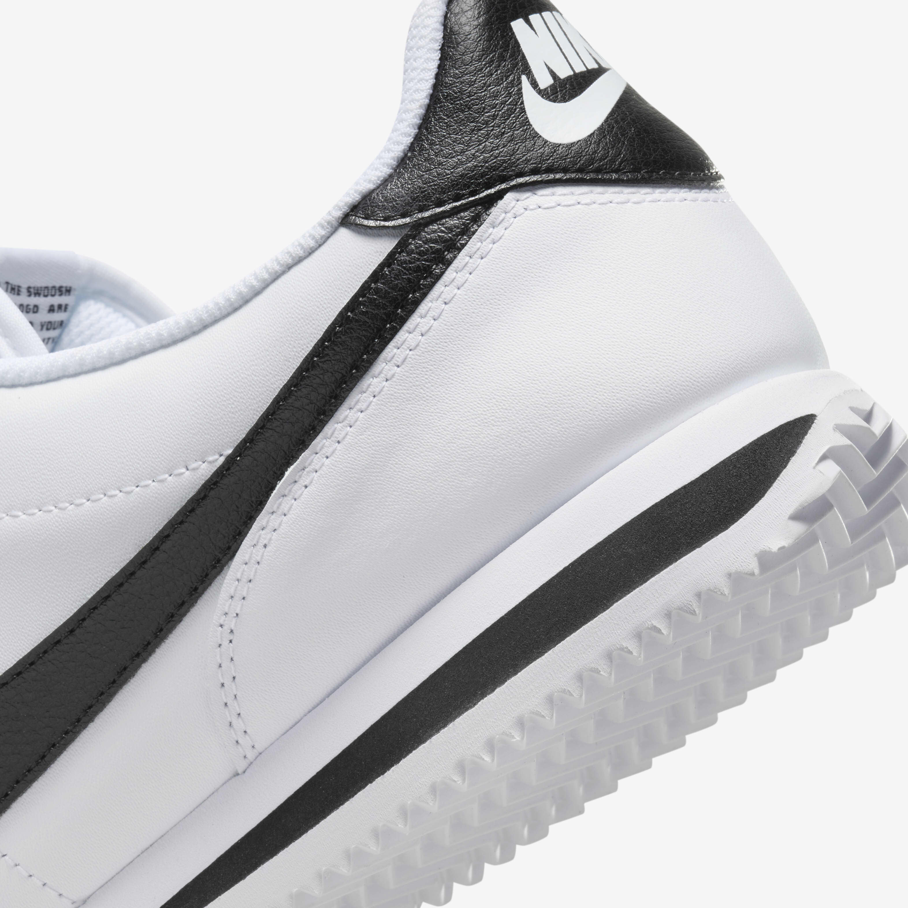 Buy Nike Cortez Leather Men's Shoes - White/Black | Nike