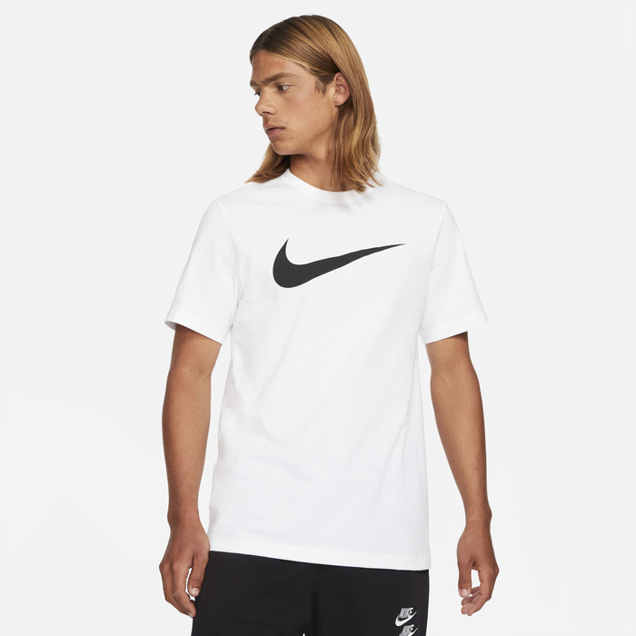 Buy Nike Sportswear Swoosh Men's T-Shirt White/Black Nike Saudi