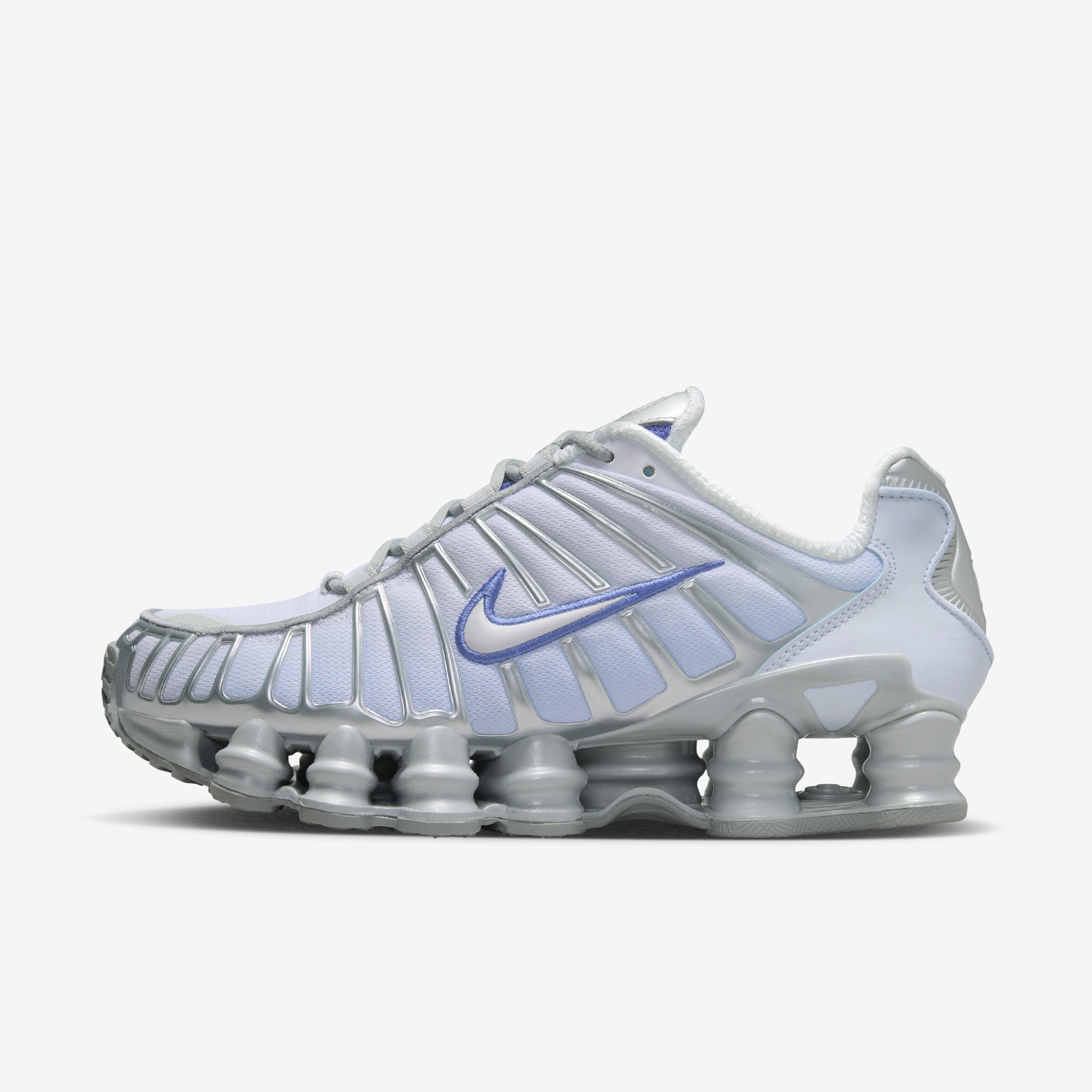 Buy Nike Shox TL Women's Shoes - Metallic Platinum/Blue Tint/White