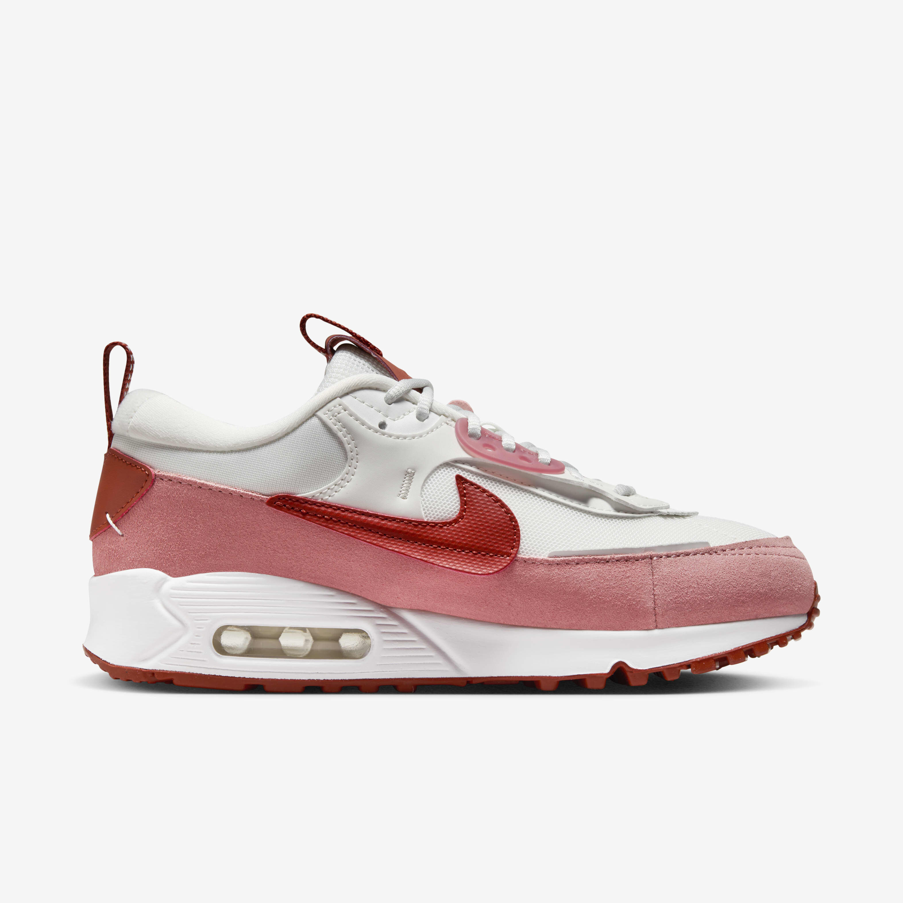 Buy Nike Air Max 90 Futura Women s Shoes Red Stardust Summit White Campfire Orange Rugged Orange Nike Saudi Official