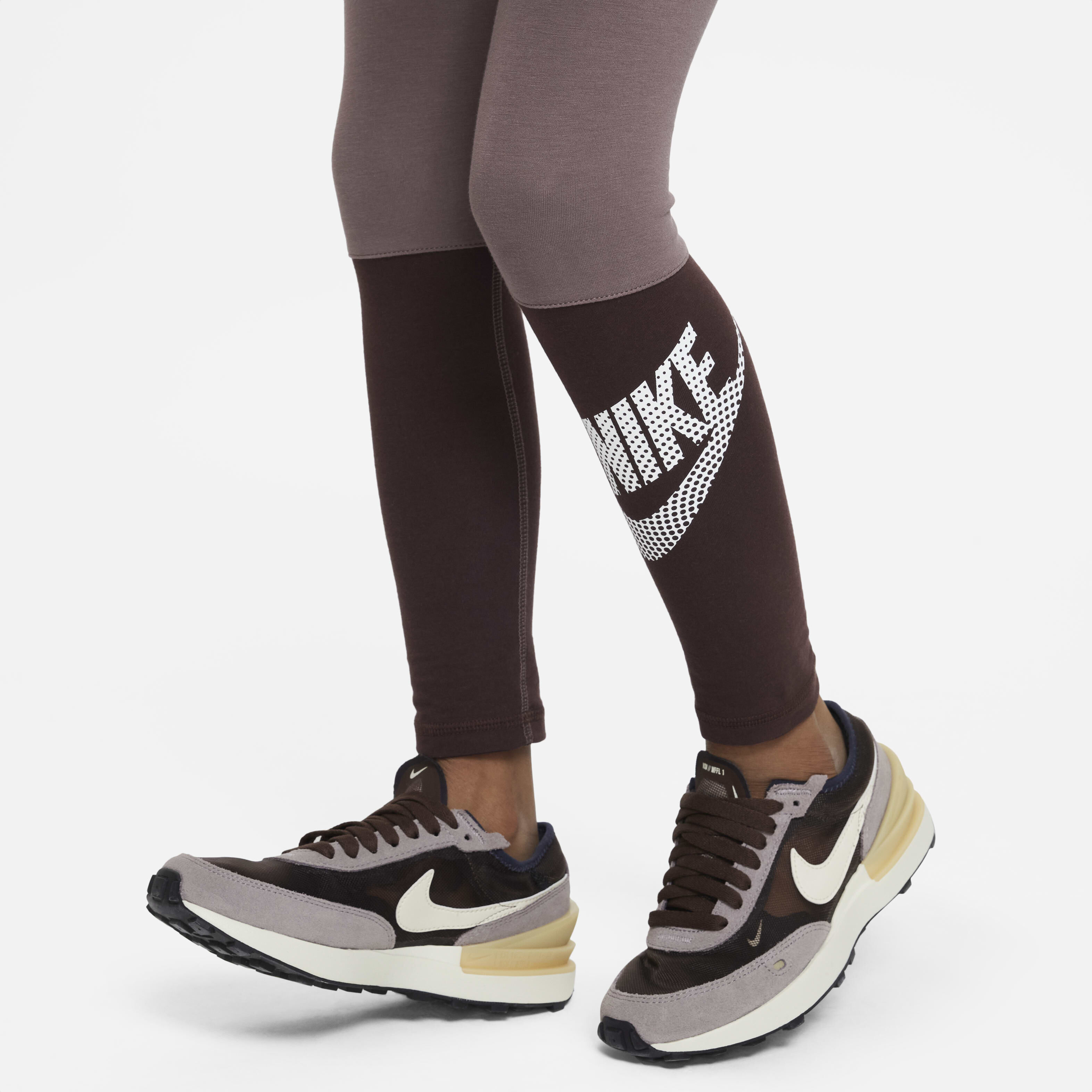 Buy Nike Sportswear Favourites Older Kids Girls High Waisted Dance Leggings Plum Eclipse Earth Nike Saudi Official