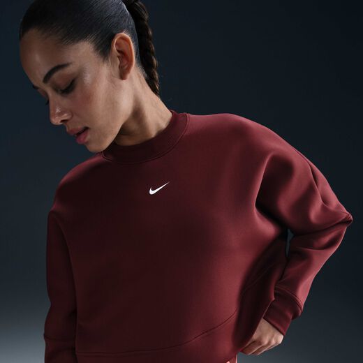 Women's Long Sleeves Shirts-Nike, Nike Prima, Women's Dri-FIT Oversized Crew-Neck Cropped Top Women's Long Sleeves Shirts-Nike, Nike Prima, Women's Dri-FIT Oversized Crew-Neck Cropped Top