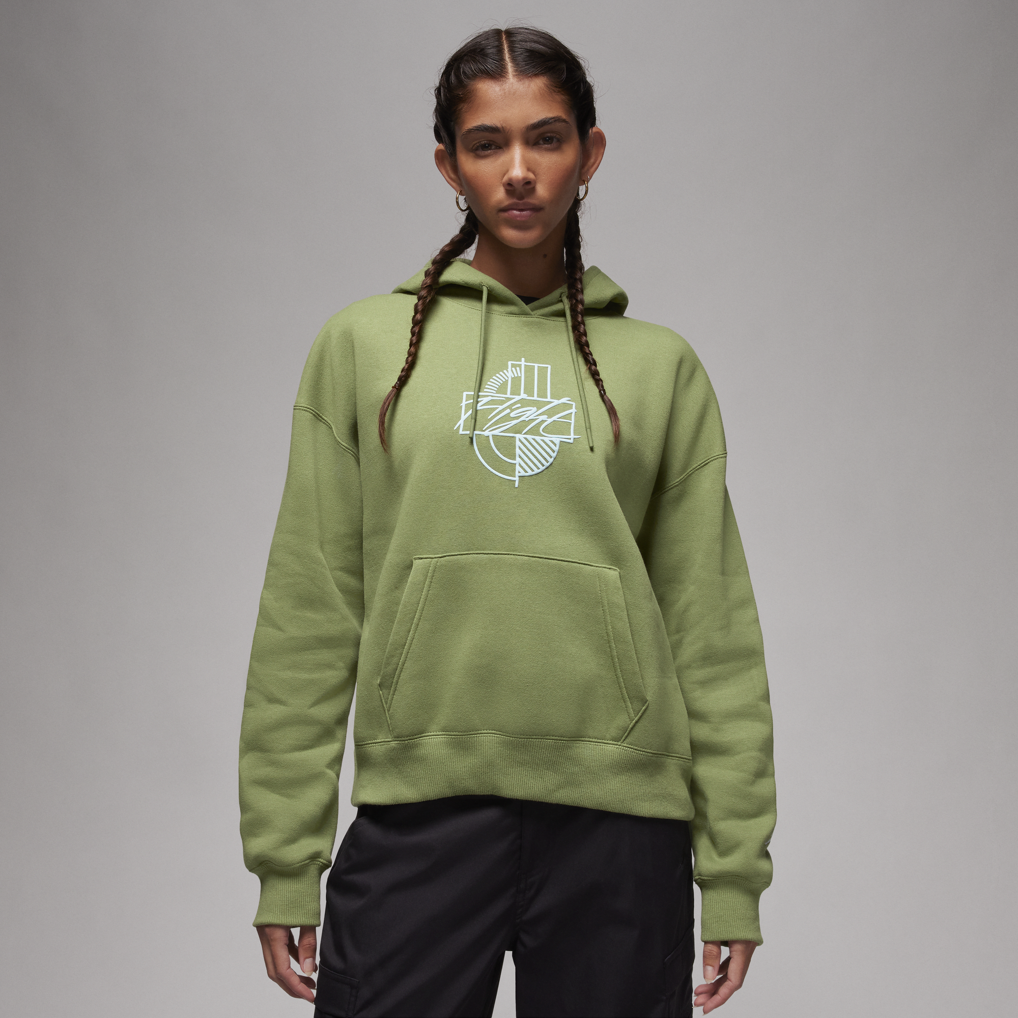 Nike essentials hoodie hotsell in khaki green