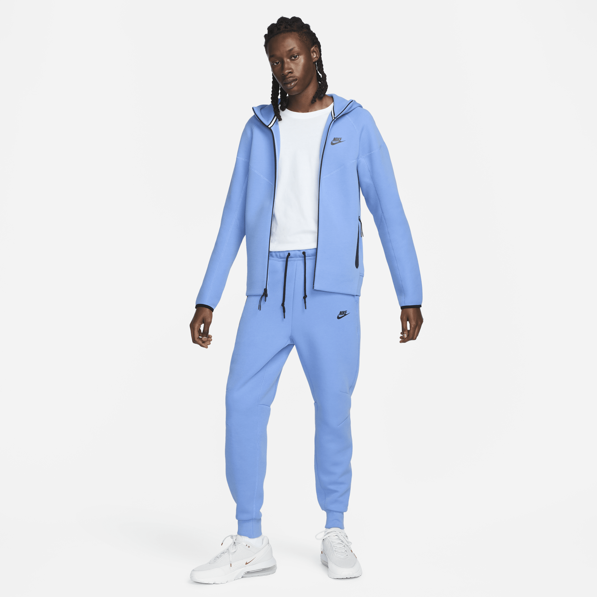 Nike sportswear tech fleece light sale blue