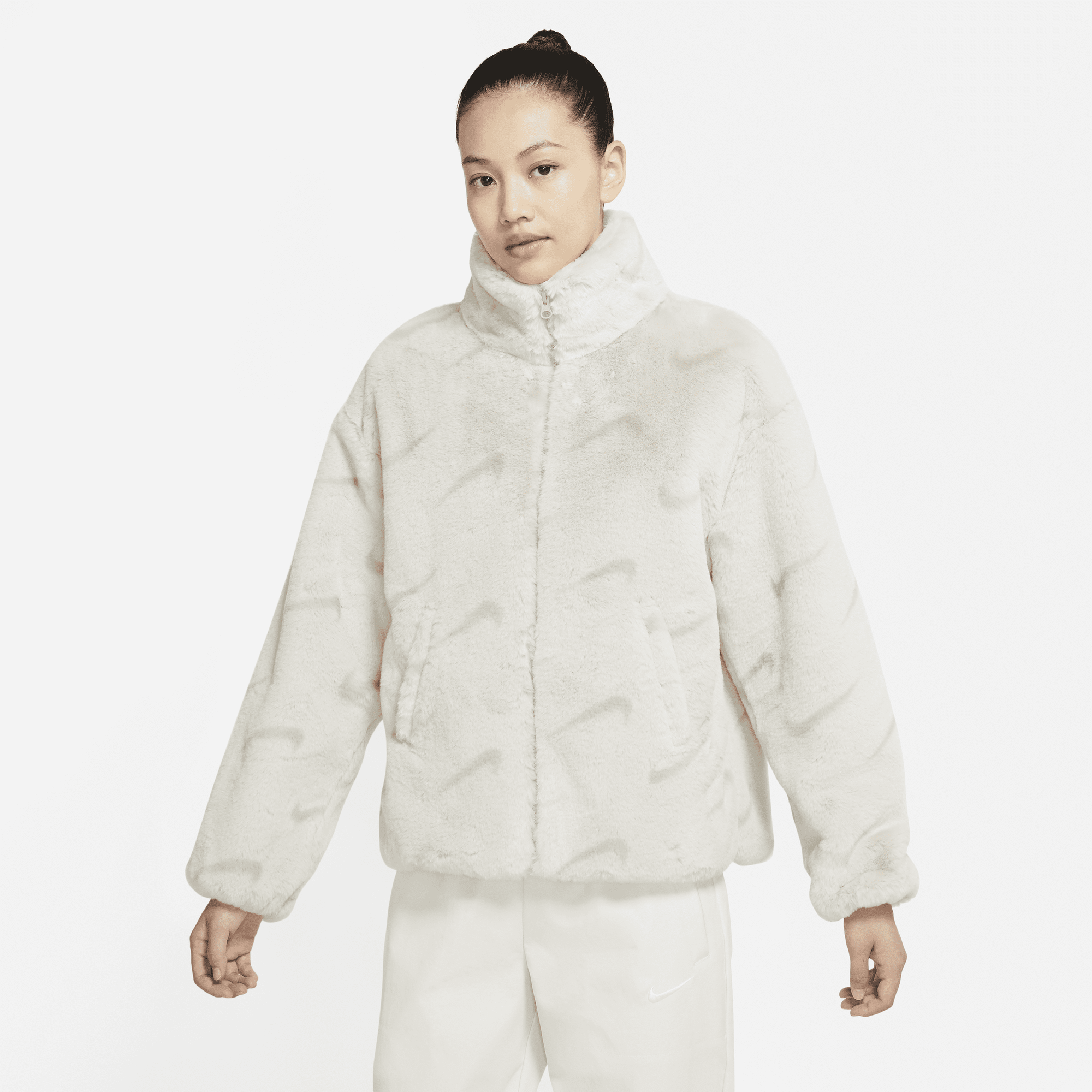 Womens faux fur store jacket